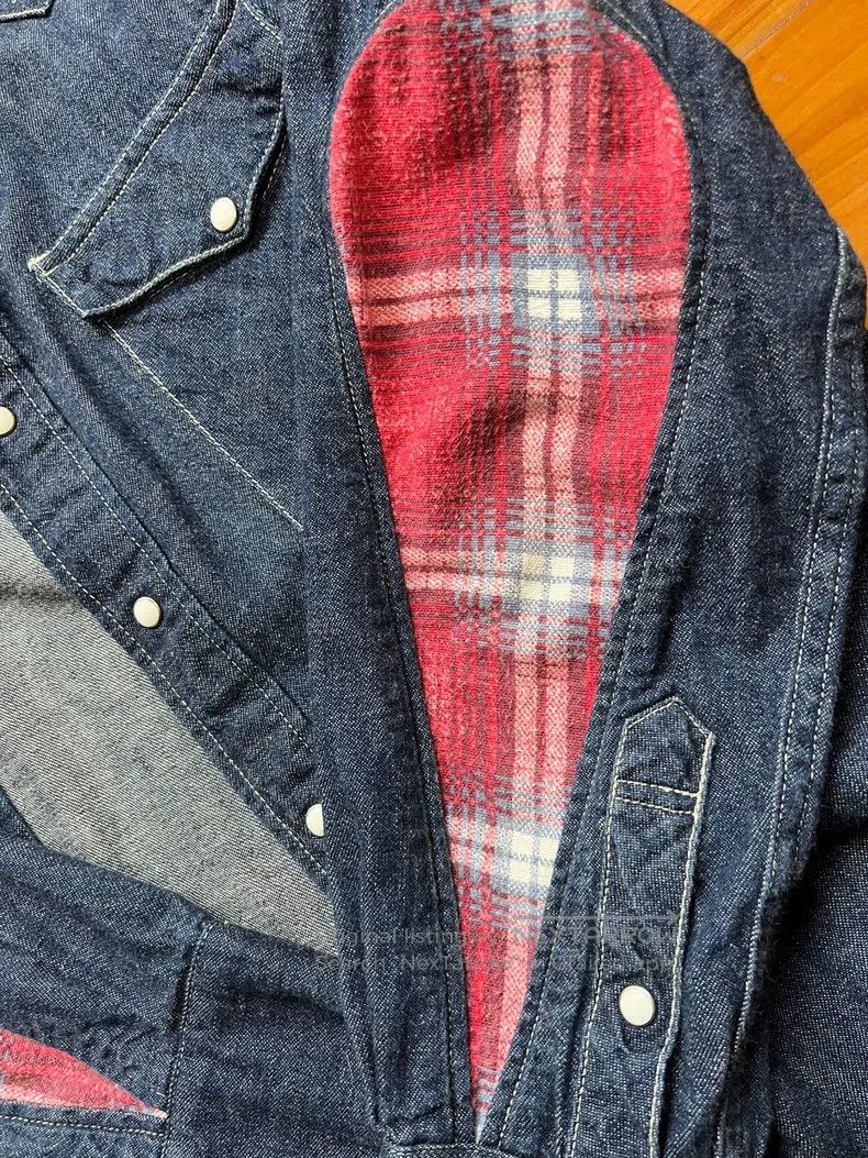 Visvim Visvim 17 SS drip sleeve denim shirt Size US L / EU 52-54 / 3 - 3 Thumbnail