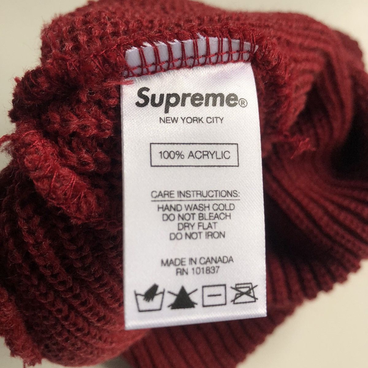Supreme FW16 Heather Loose Gauge Beanie Size ONE SIZE - 3 Thumbnail