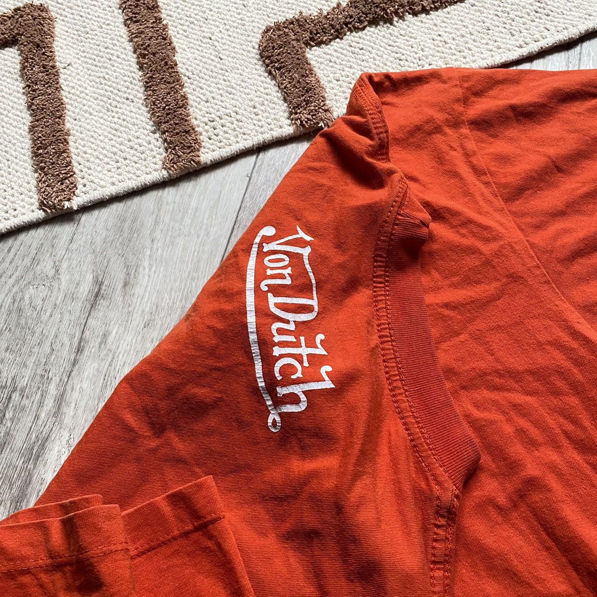 Von Dutch VON DUTCH Y2K MOTOR OIL CALIFORNIA ORANGE T SHIRT Size US XL / EU 56 / 4 - 3 Thumbnail