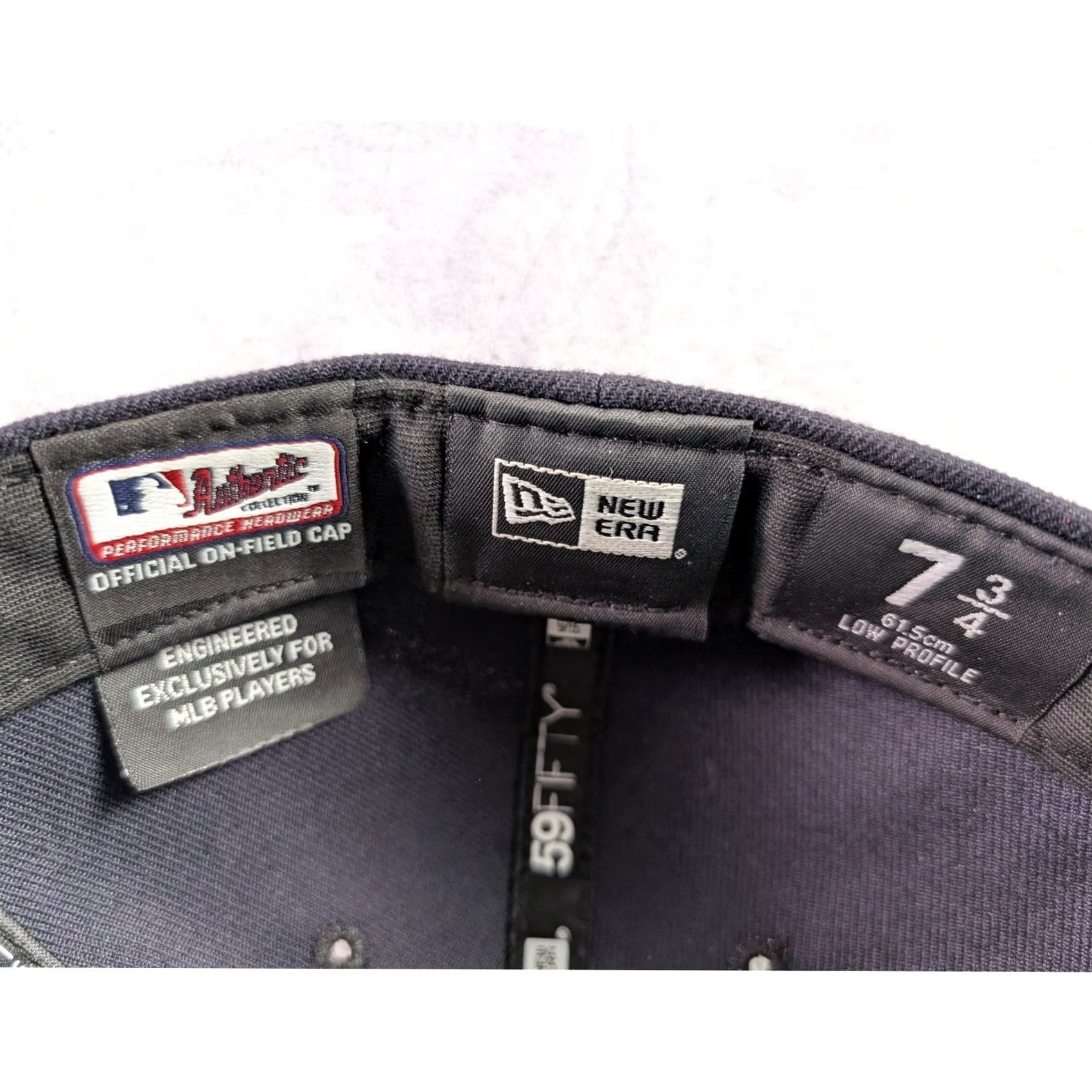 New Era New Era 59FIFTY Minnesota Twins MLB Low Profile Fitted Hat 7 3/4 Navy Red Size ONE SIZE - 5 Thumbnail