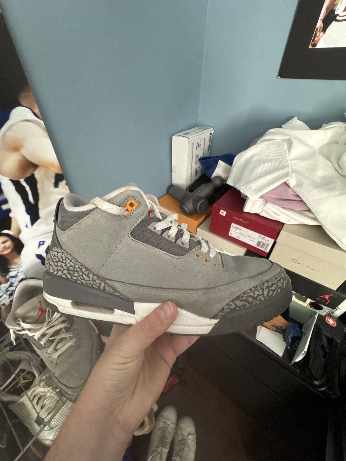 Jordan Brand Jordan 3 Cool Grey (2021) Size US 12 / EU 45 - 6 Thumbnail