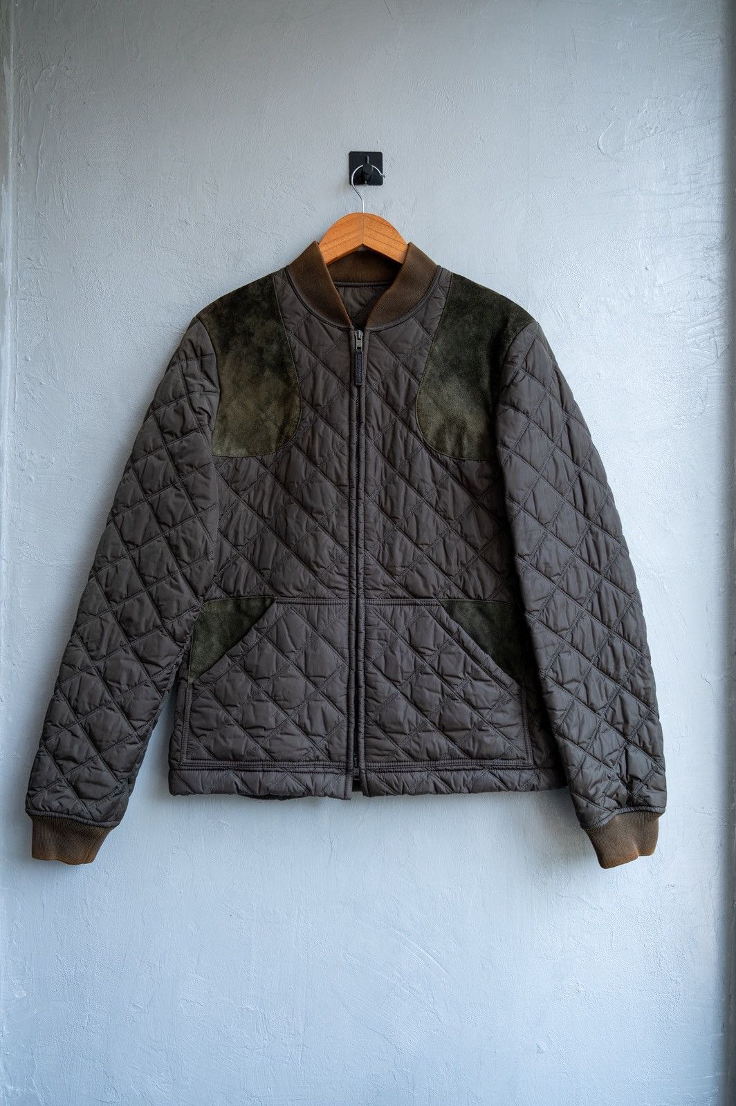 Gucci Gucci Fall 2005 runway suede mixed quilted puffer jacket Size US M / EU 48-50 / 2 - 3 Thumbnail