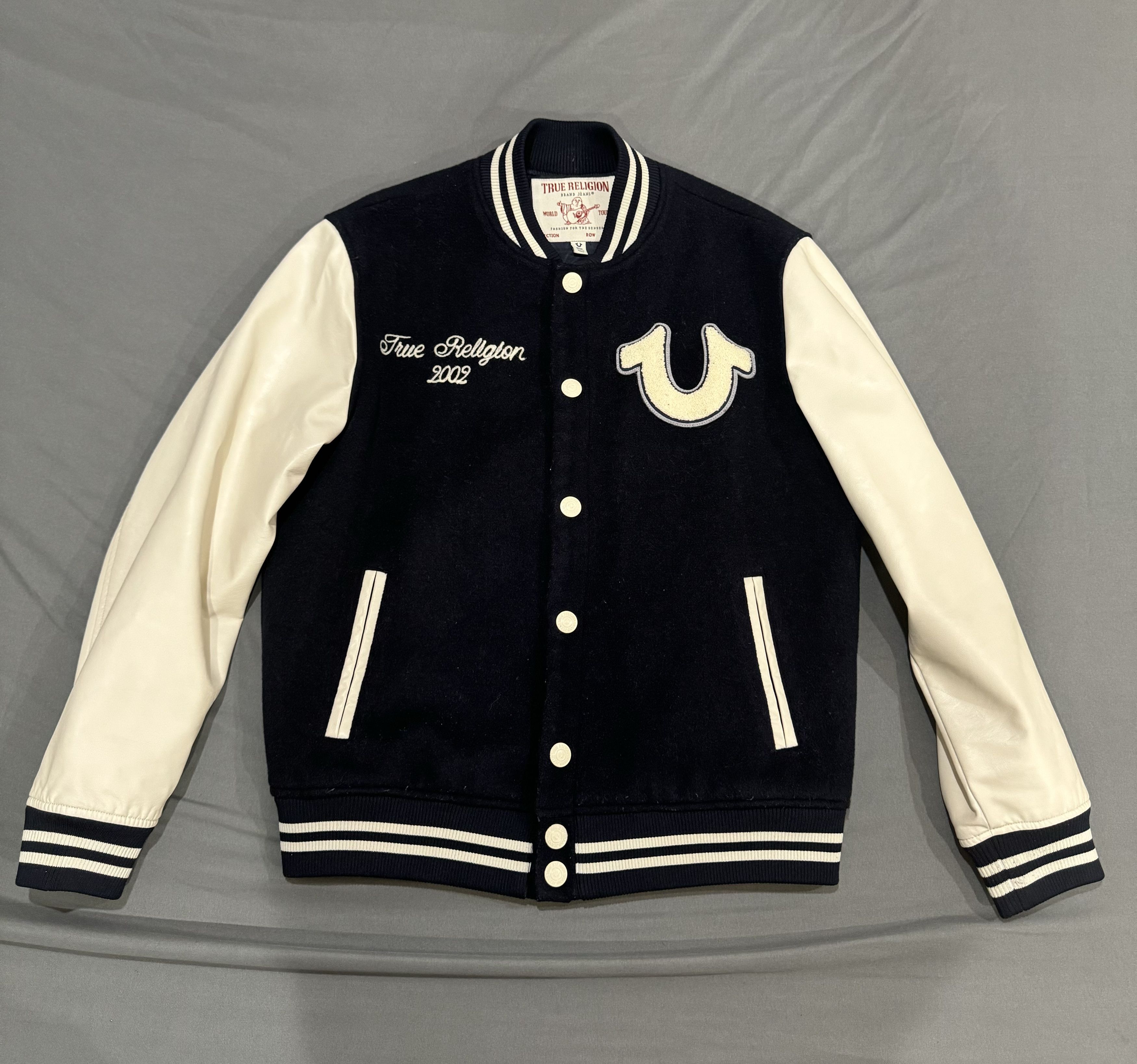True Religion Buddha Varsity Jacket