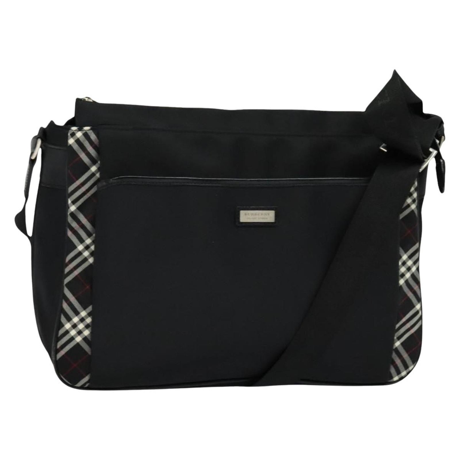 Burberry Black Synthetic Nova Check