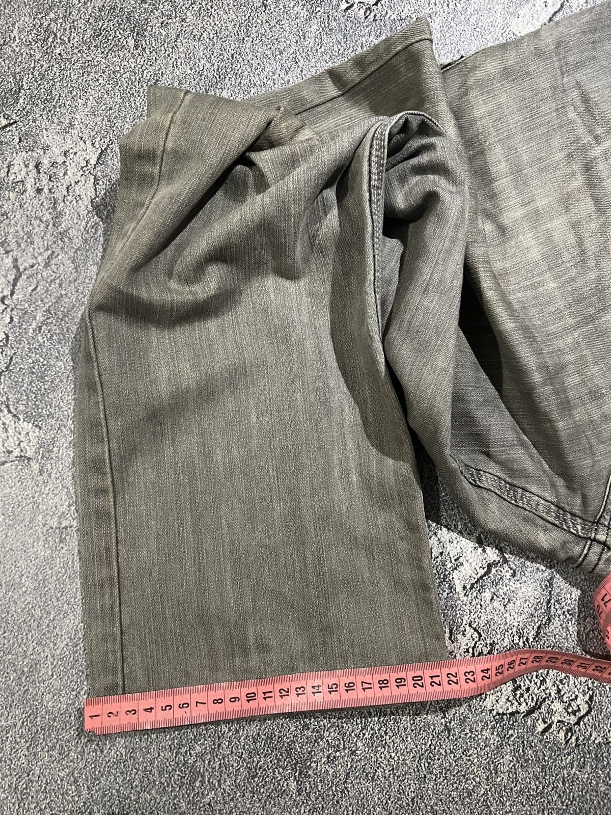 Japanese Brand Archival Dirty Washed Jean Baggy / Faded Streetwear Y2K Size US 38 / EU 54 - 9 Thumbnail