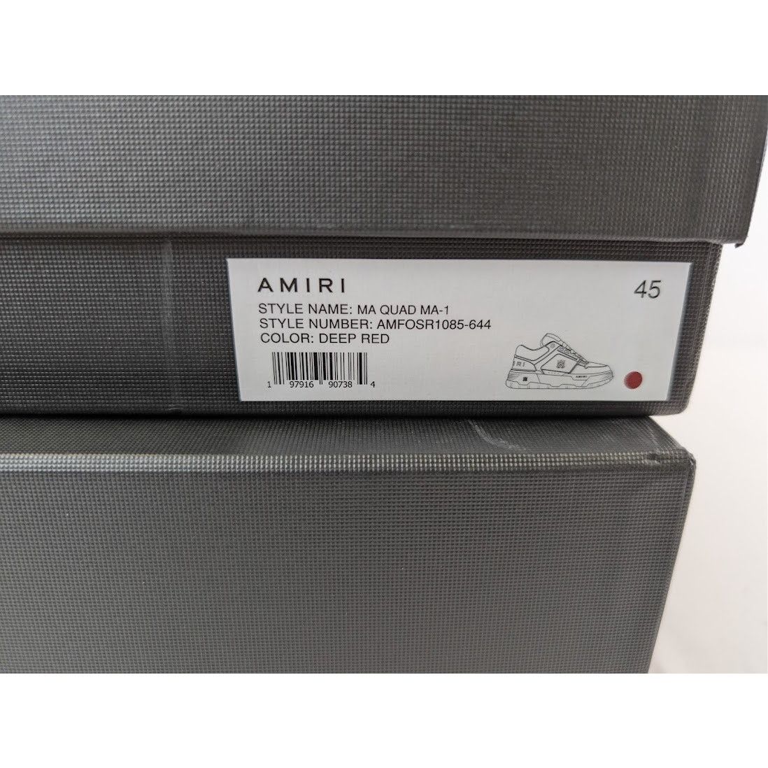 Amiri o1rshd1 MA-1 sneaker in white and red Size US 12 / EU 45 - 22 Thumbnail