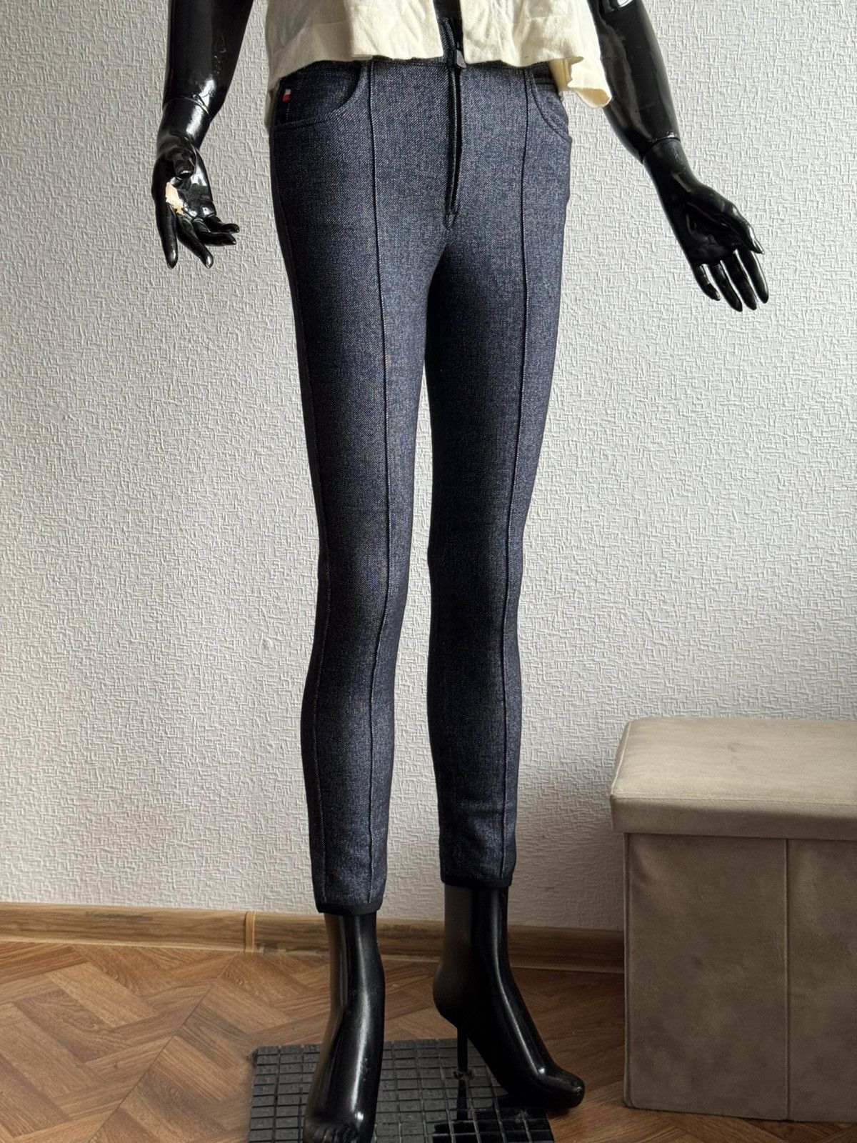 Moncler Moncler Grenoble pants blue for woman Size 27" / US 4 / IT 40 - 3 Thumbnail