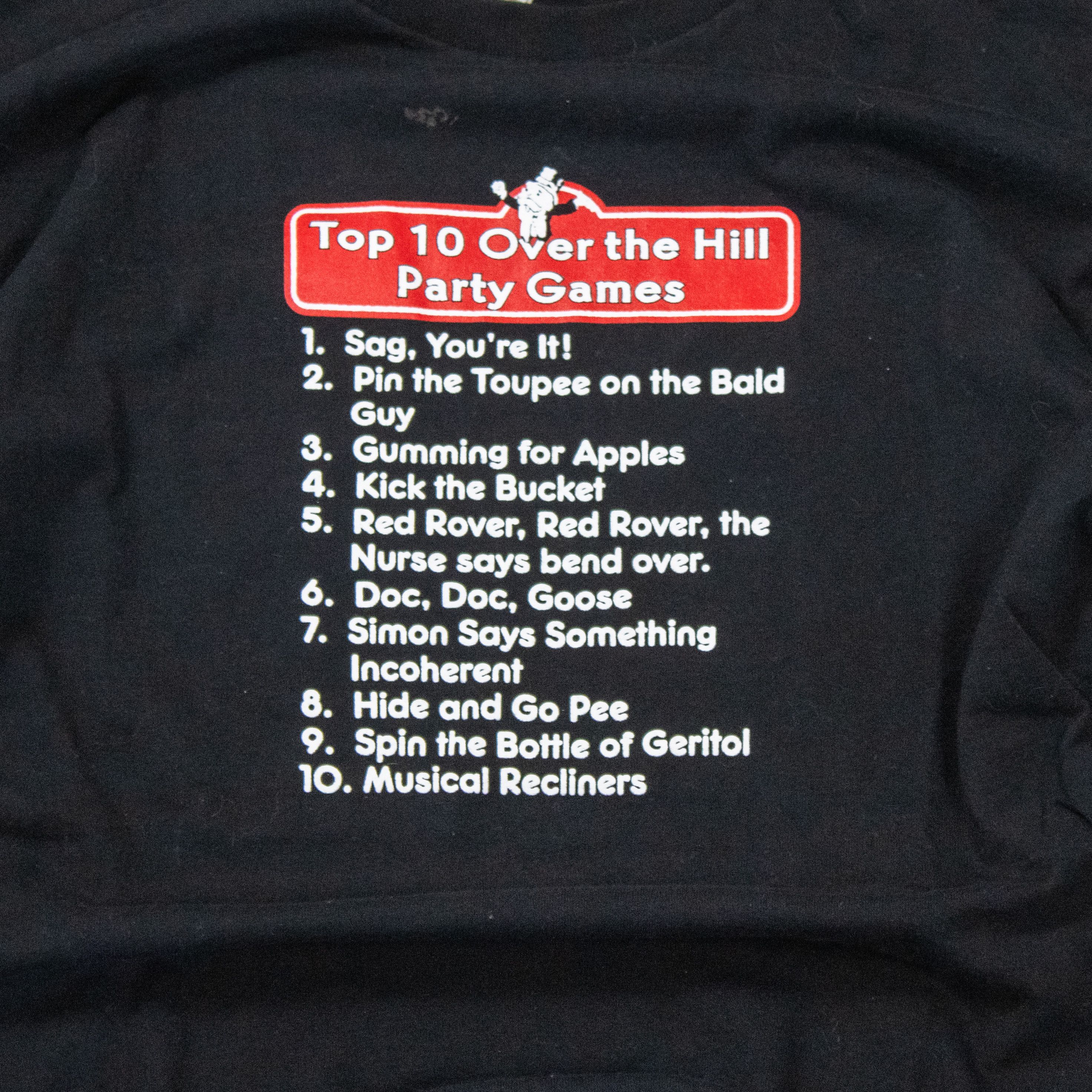 Fruit Of The Loom Y2K 2000's Top 10 Party Games Meme Comedy Humor T-Shirt Size US M / EU 48-50 / 2 - 4 Thumbnail
