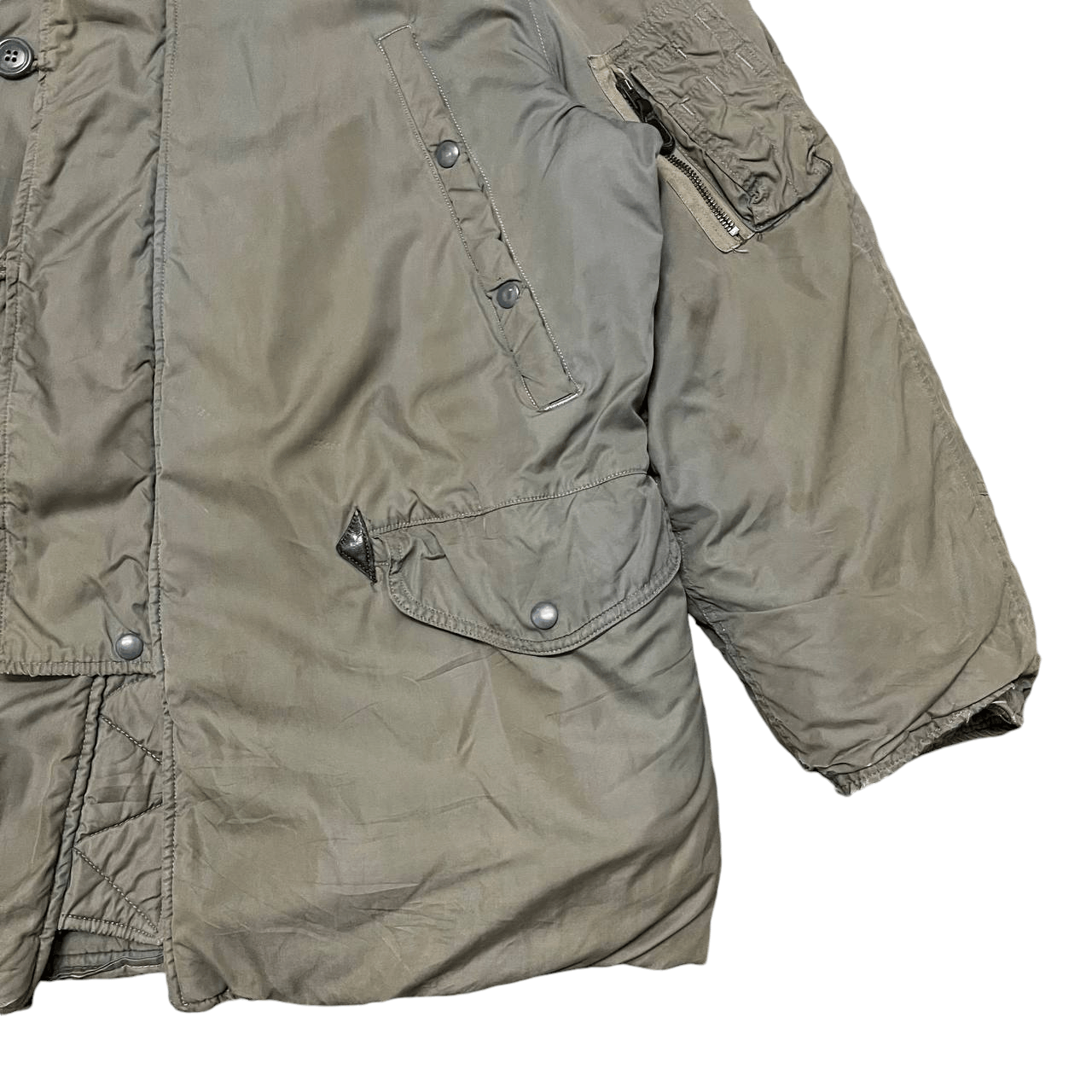 Vintage Vintage 60's Us Air Force Military Modified N3B Parka Size US M / EU 48-50 / 2 - 4 Thumbnail