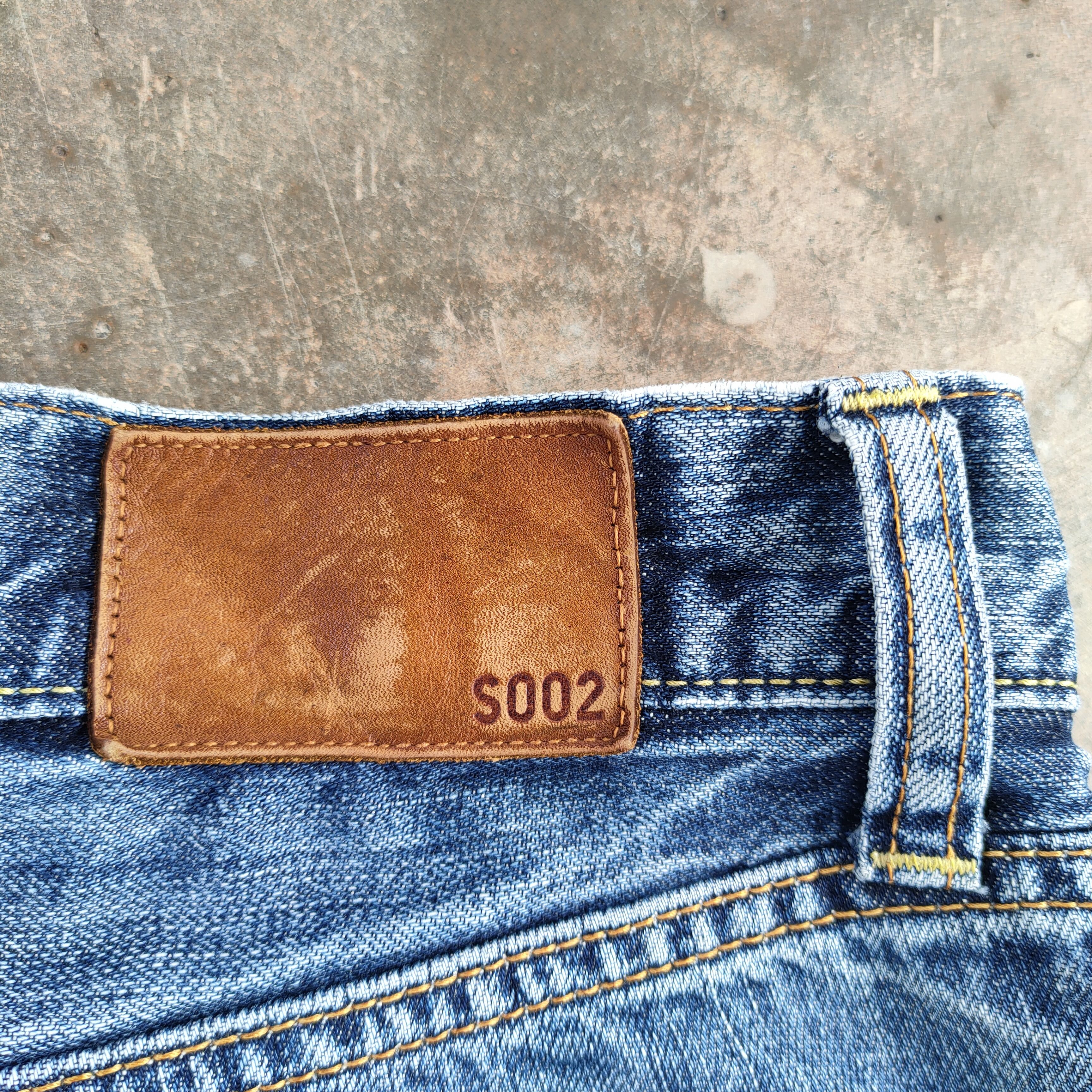 Jean W32 VINTAGE JAPANESE FADED DISTRESSED DENIM JEANS PANTS Size US 32 / EU 48 - 12 Thumbnail