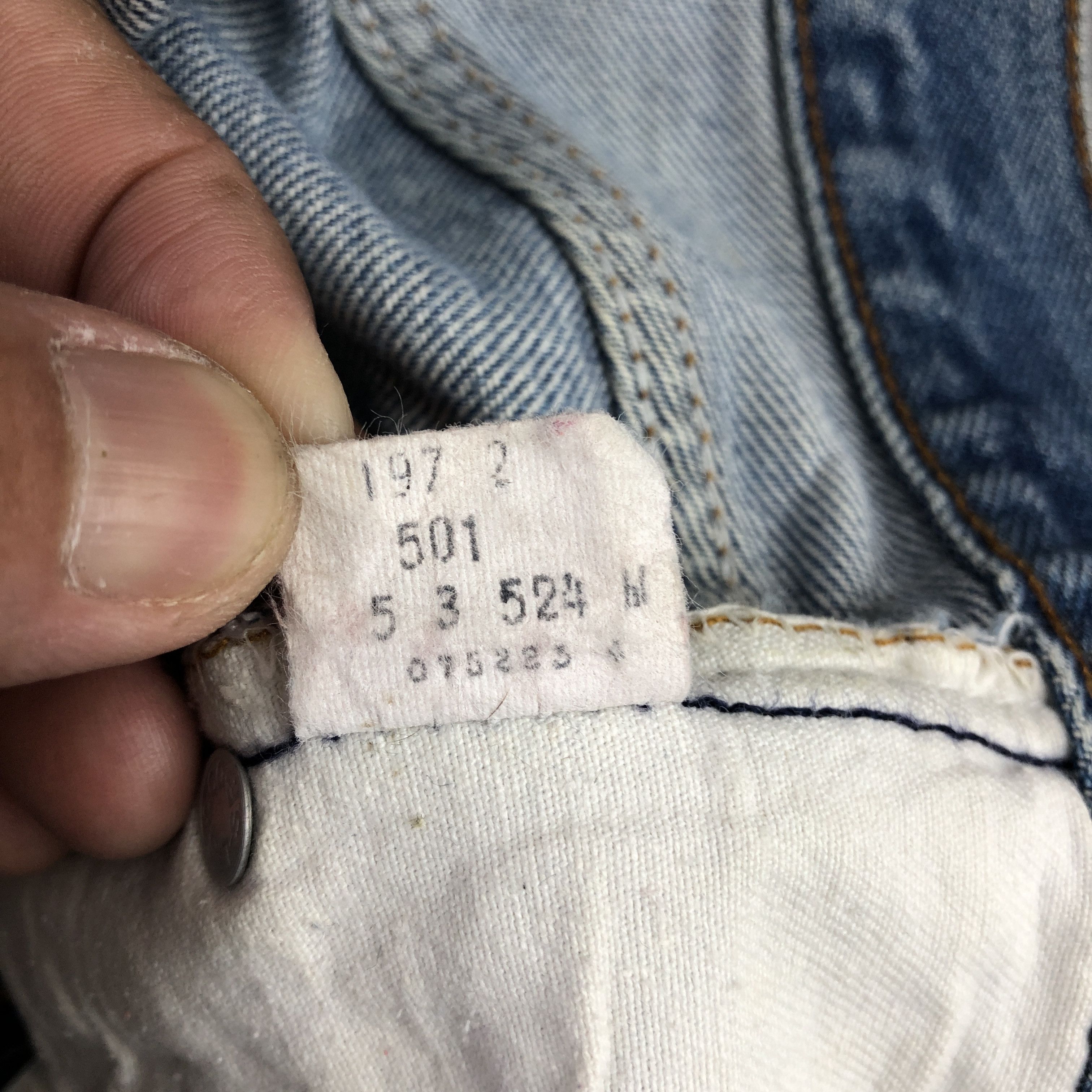 Levi's Vintage 70s Levis 501 Selvedge Jeans Levi's Faded Denim Size 26" / US 2 / IT 38 - 10 Thumbnail