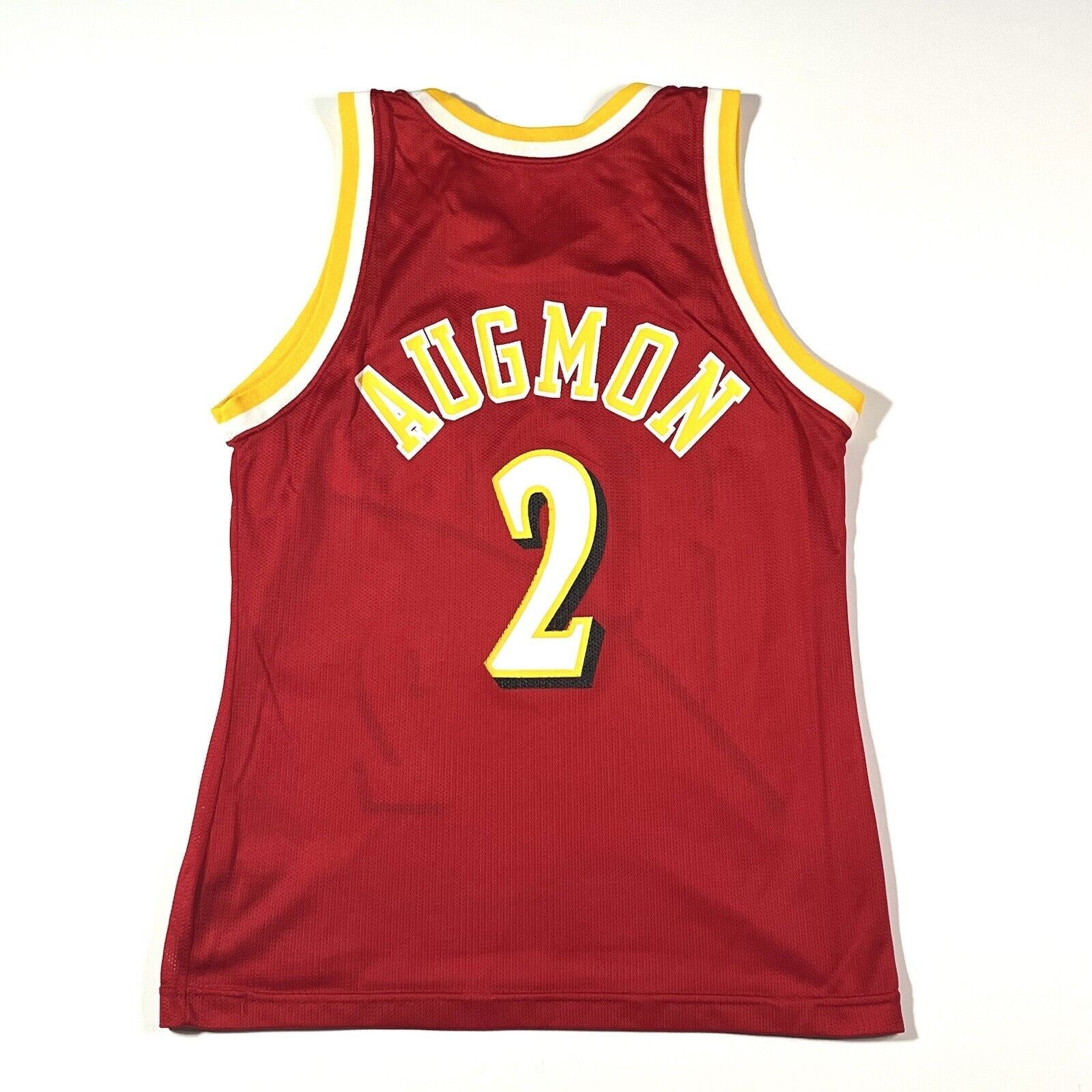 Vintage VTG Champion Atlanta Hawks Augmon Basketball Jersey 36 S Size US S / EU 44-46 / 1 - 8 Thumbnail