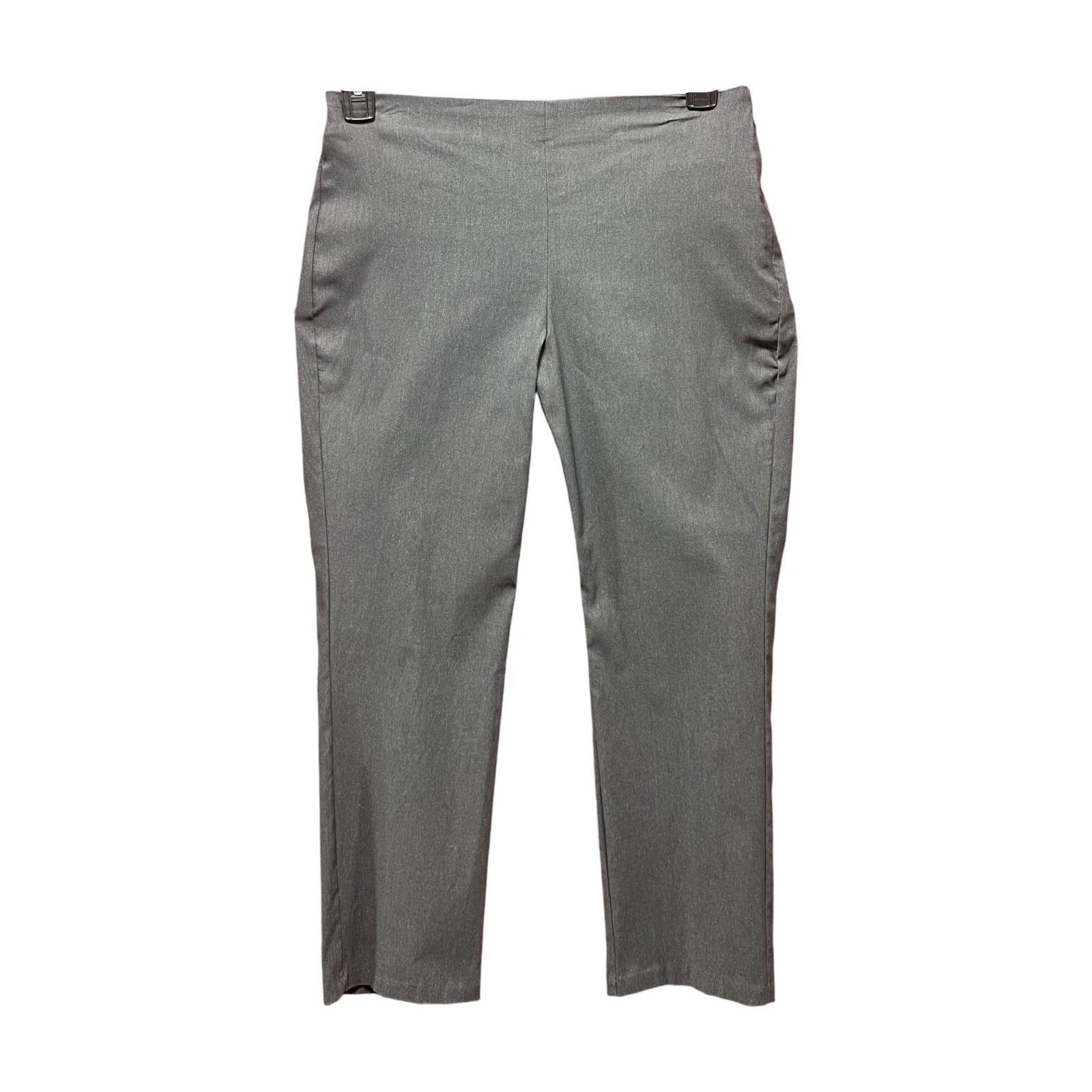 Worthington Worthington - Women's Mid-Rise Slim Leg Pants - Heather Gray Size 30" / US 8 / IT 44 - 1 Thumbnail