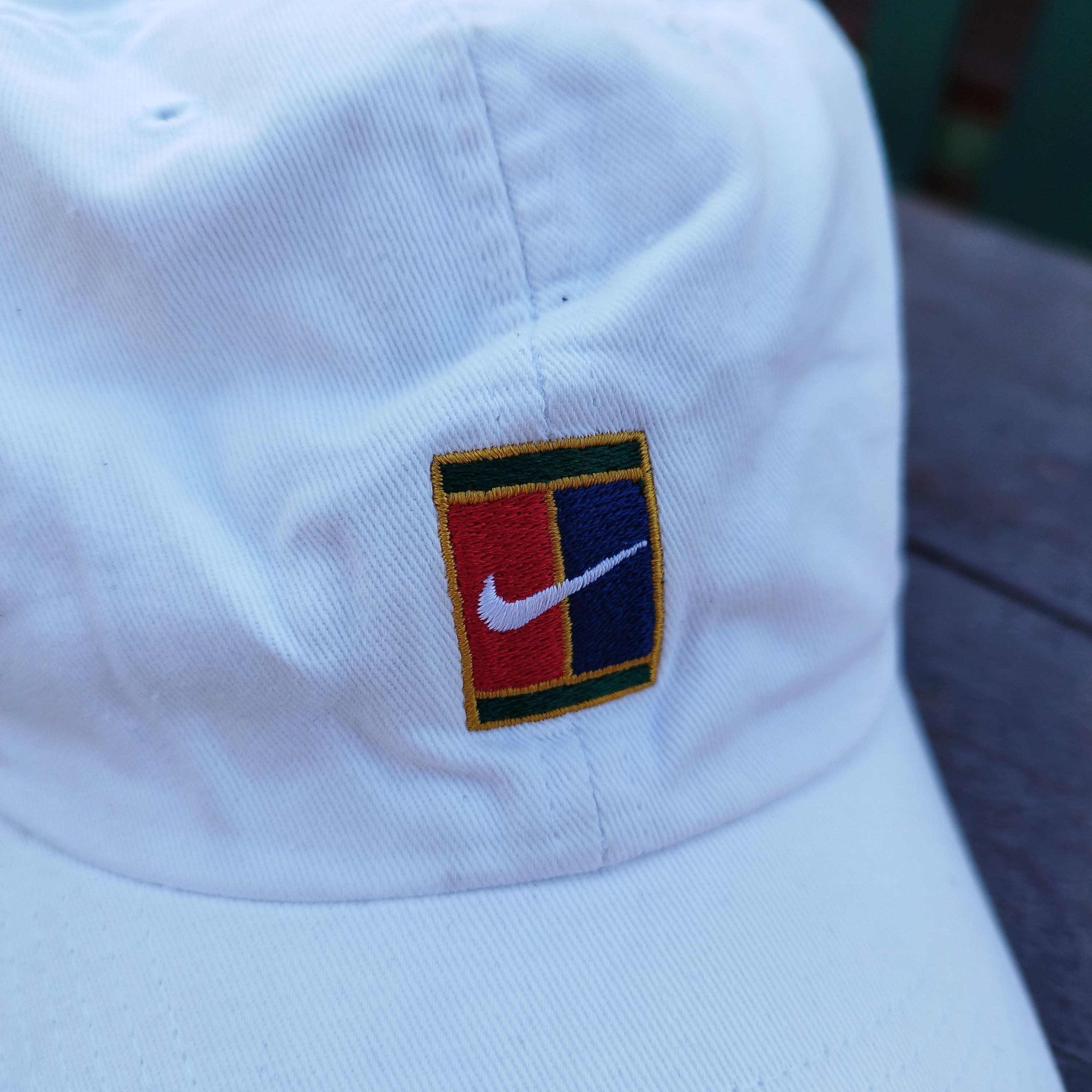 Nike 90s Vintage Nike Tennis Logo Cap - Retro Nike Court Size ONE SIZE - 3 Thumbnail