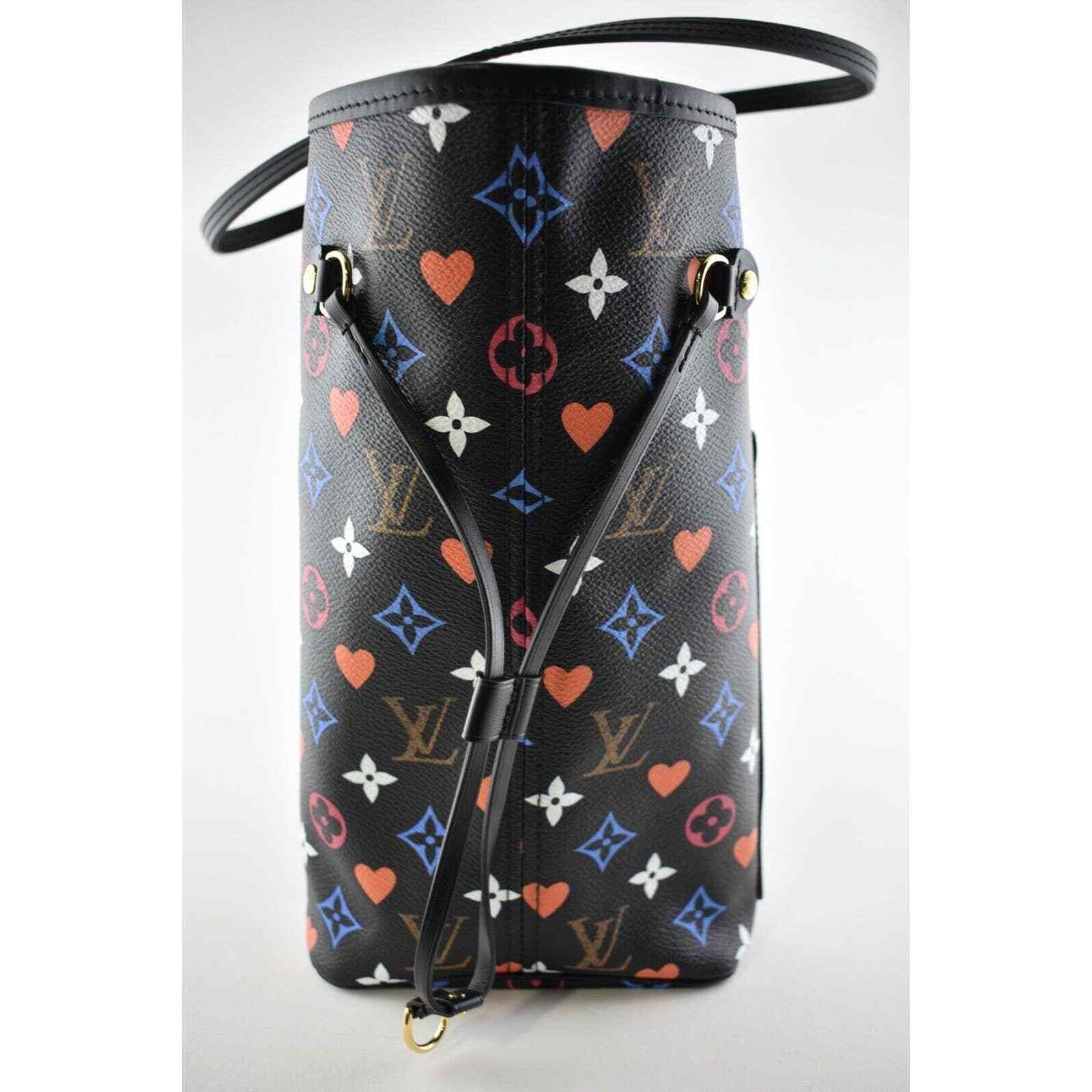 Louis Vuitton Louis Vuitton Black Red Heart Tote Top Handle Shoulder Bag Size ONE SIZE - 6 Thumbnail