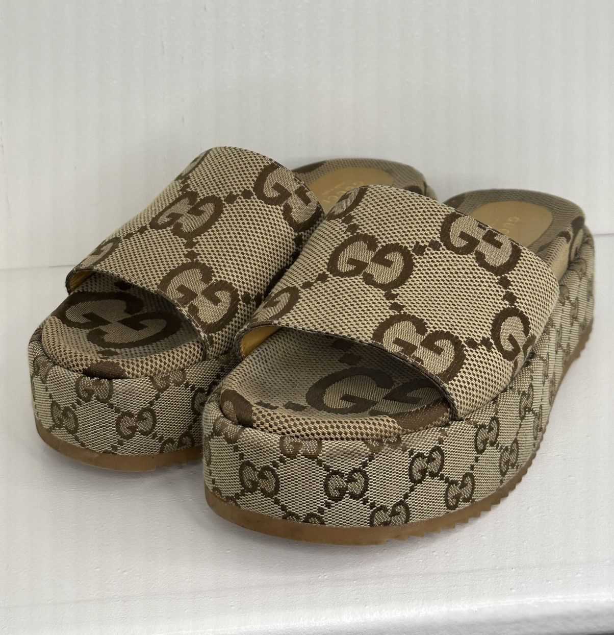 Gucci Gucci platform sandals Angelina Size US 7.5 / IT 37.5 - 1 Thumbnail