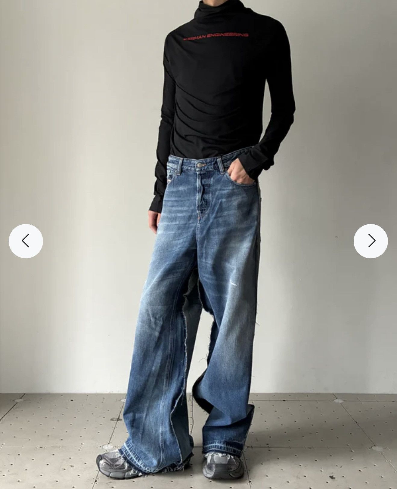 Diesel DIESEL INDUSTRY X PROTOTYPES NEW JEANS PANT Size US 31 - 11 Thumbnail