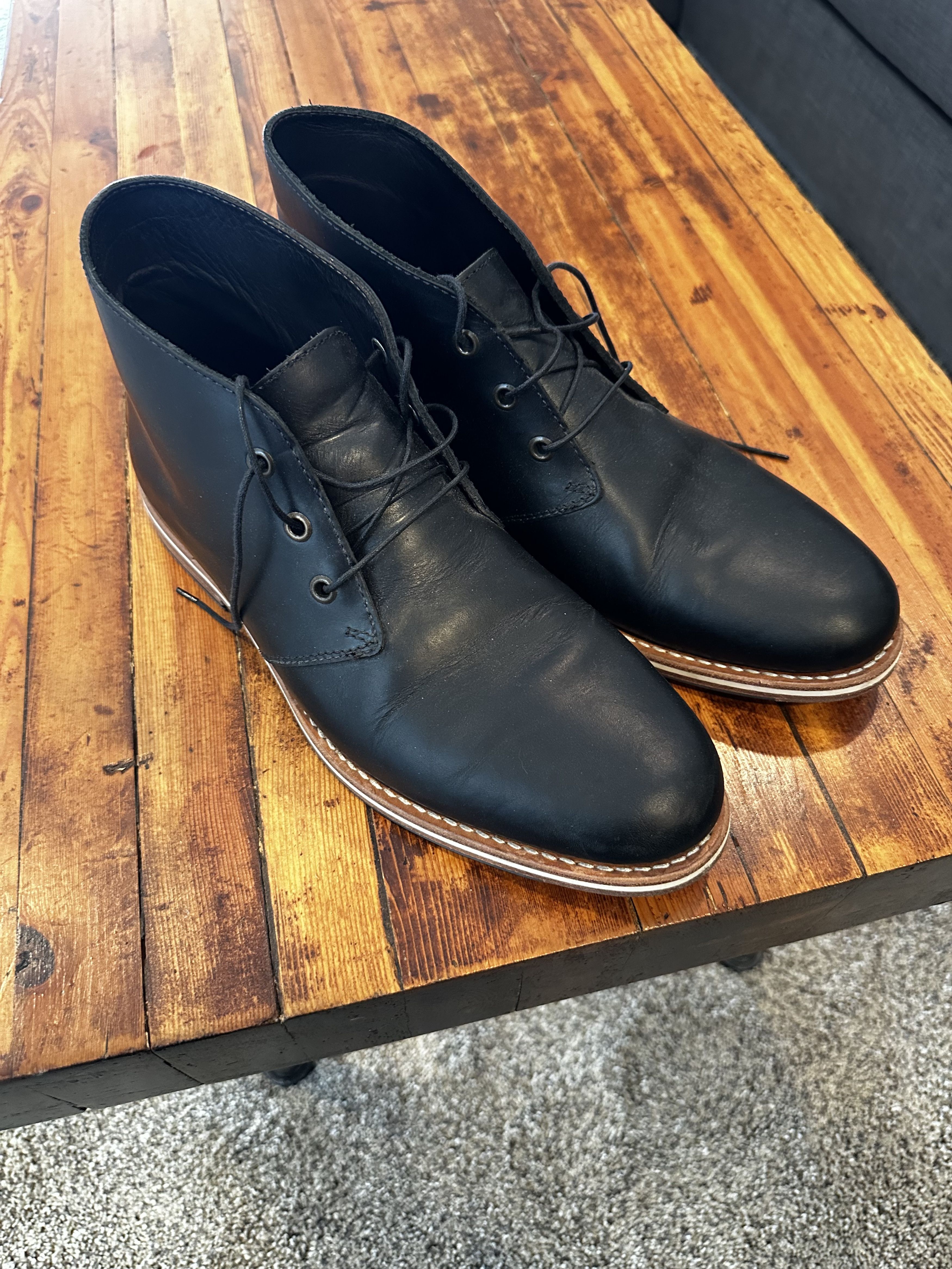 HELM Declan Chukka Boot in Black Size US 8.5 / EU 41-42 - 2 Thumbnail
