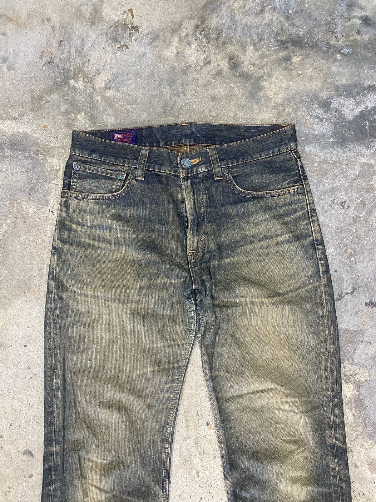 Edwin × Japanese Brand × Vintage Edwin 503 blue jeans wash japanese brand Size US 30 / EU 46 - 2 Thumbnail