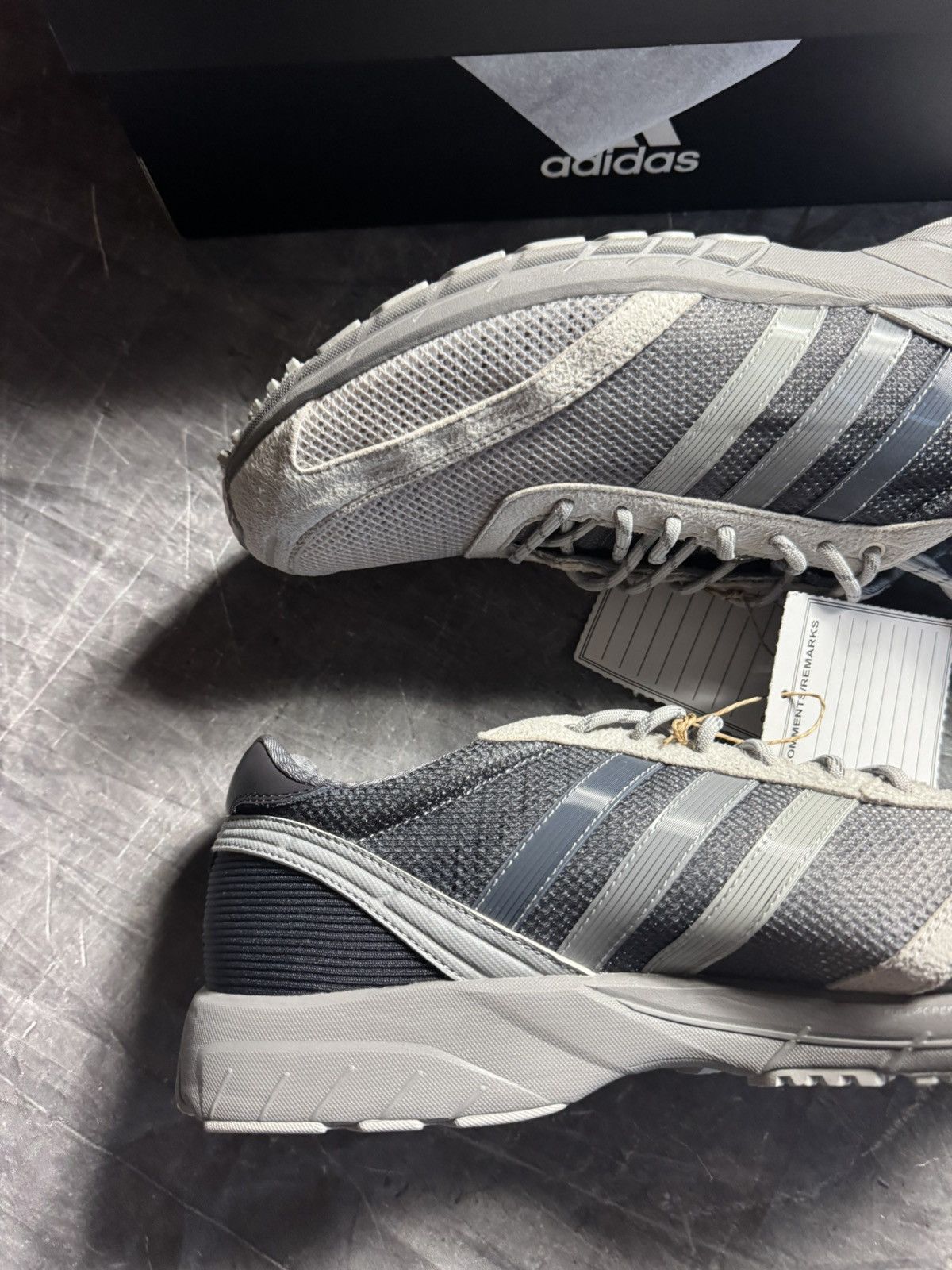 Adidas F&F Concept (K) x Adidas Adizero Adios OG SAMPLE Size US 13 / EU 46 - 3 Thumbnail