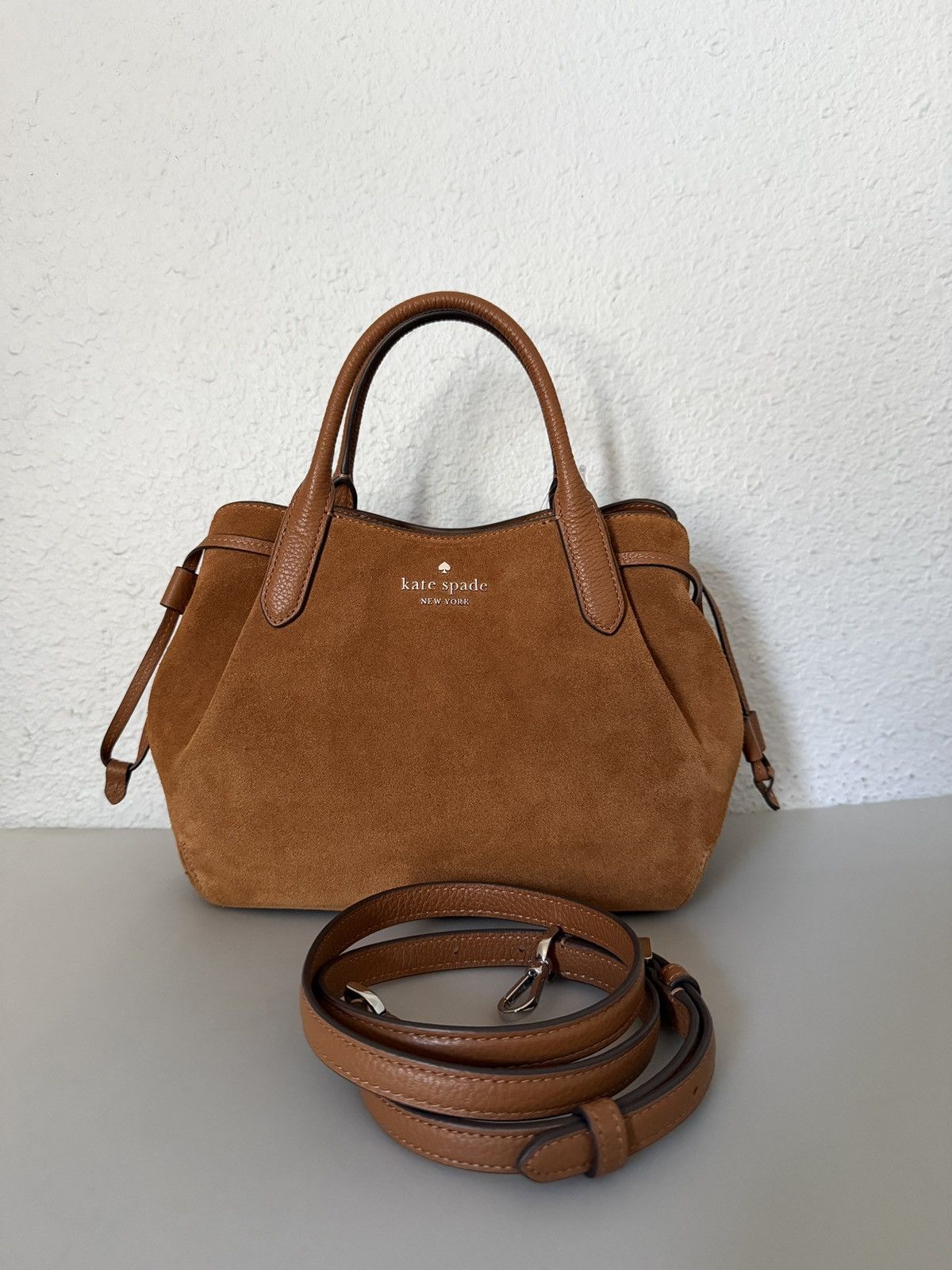 Kate Spade NWT KATE SPADE Dumpling Suede Small Satchel Size ONE SIZE - 13 Thumbnail