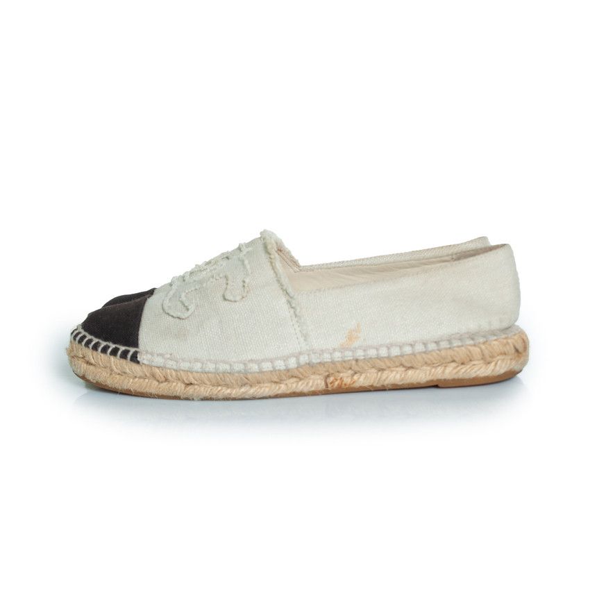 Chanel Chanel, canvas espadrilles in beige Size US 11 / IT 41 - 2 Thumbnail