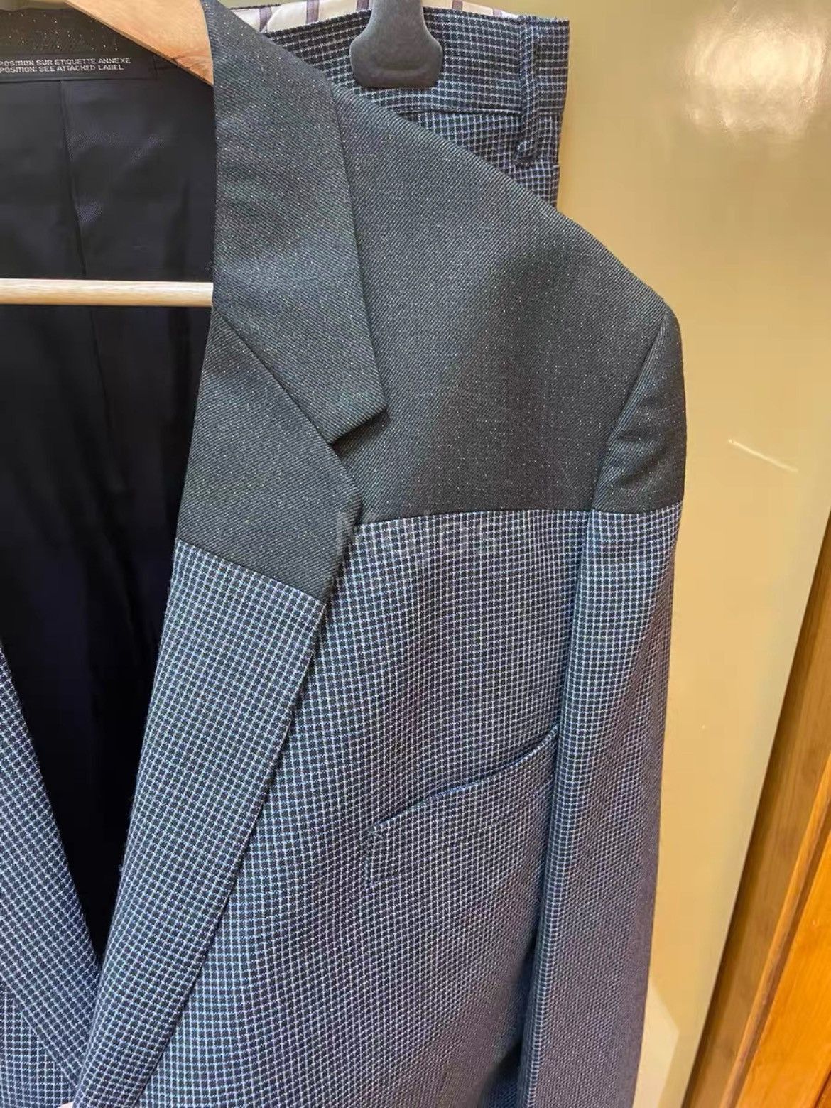 Yohji Yamamoto Pour Homme 95AW Joint Clolor Suit-2508