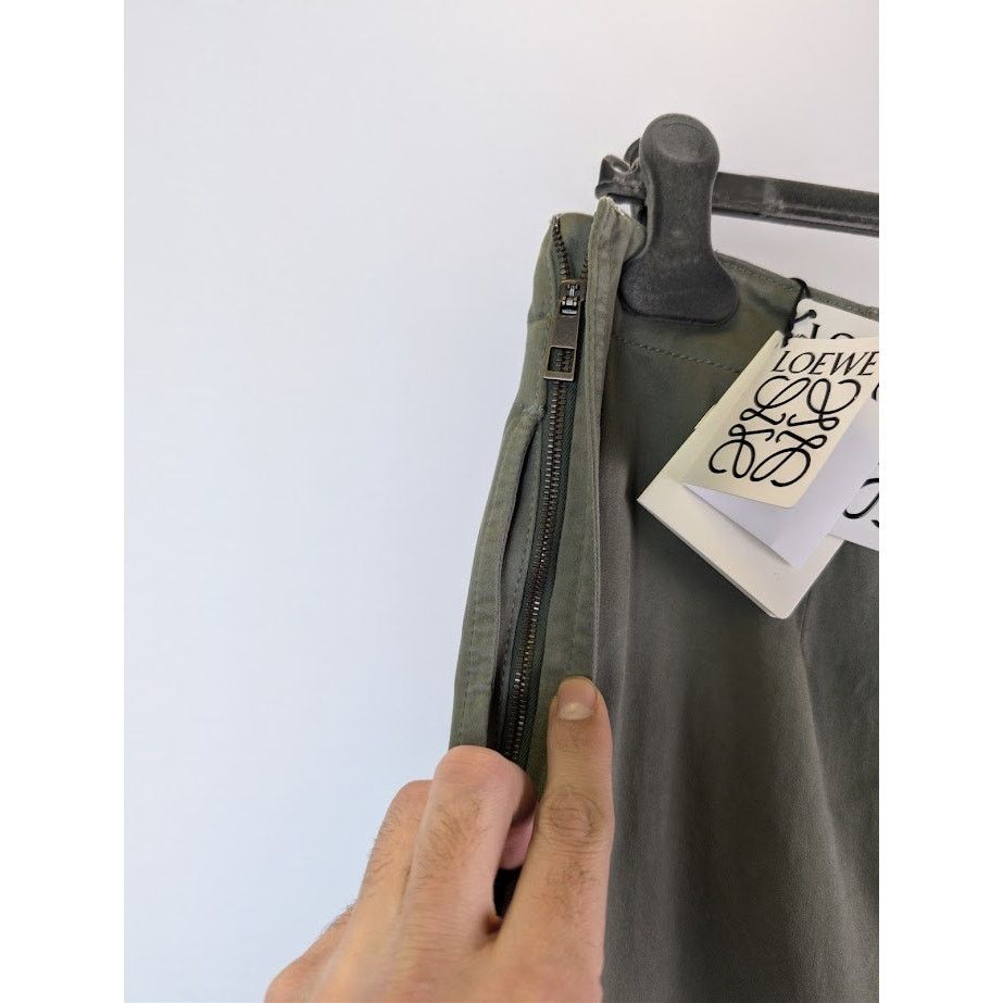 Loewe o1rshd1 Belted Trousers in Khaki Size US 32 / EU 48 - 15 Thumbnail