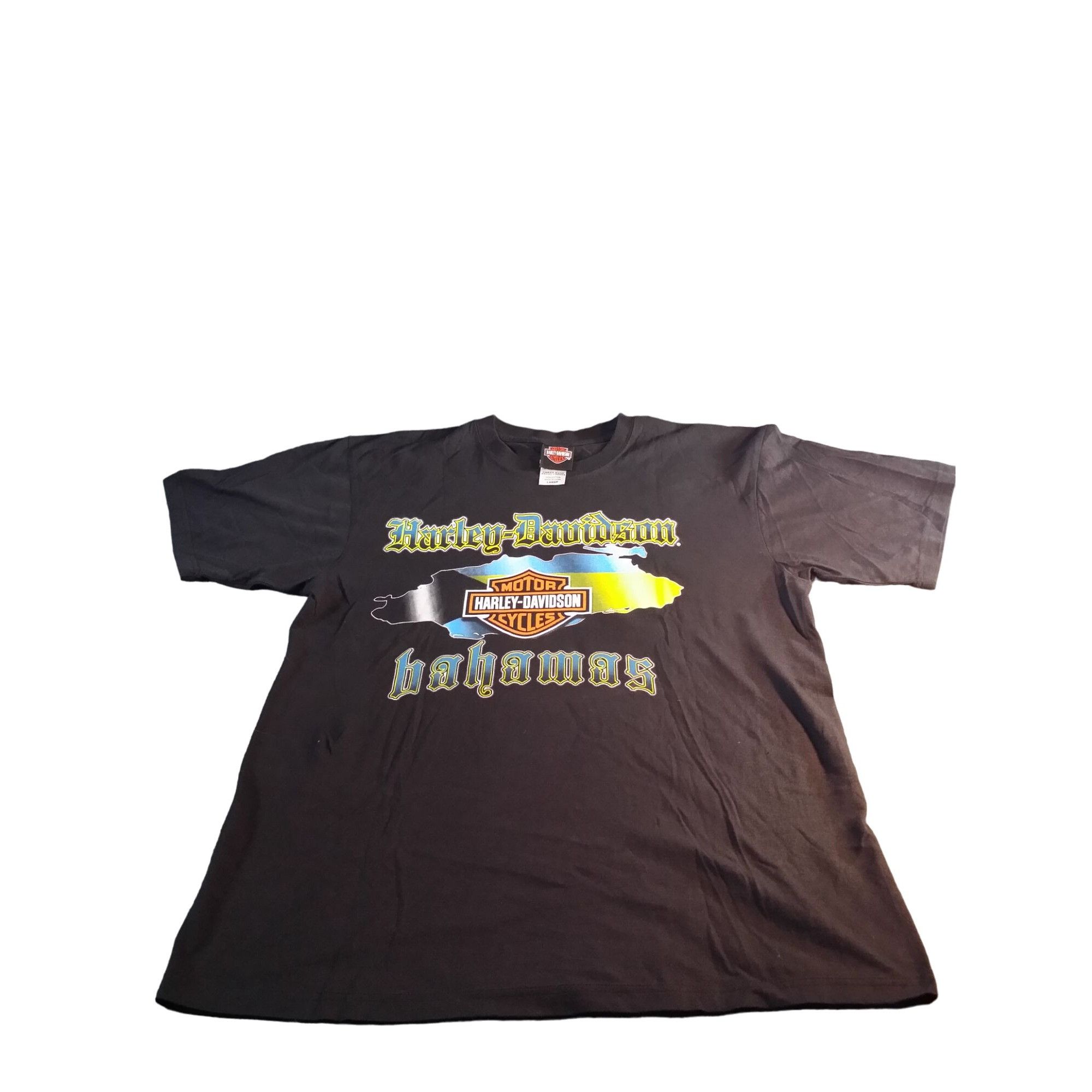 Harley Davidson Harley Davidson Tshirt Men Sz L Bahamas Black Double Sided B Size US L / EU 52-54 / 3 - 1 Thumbnail