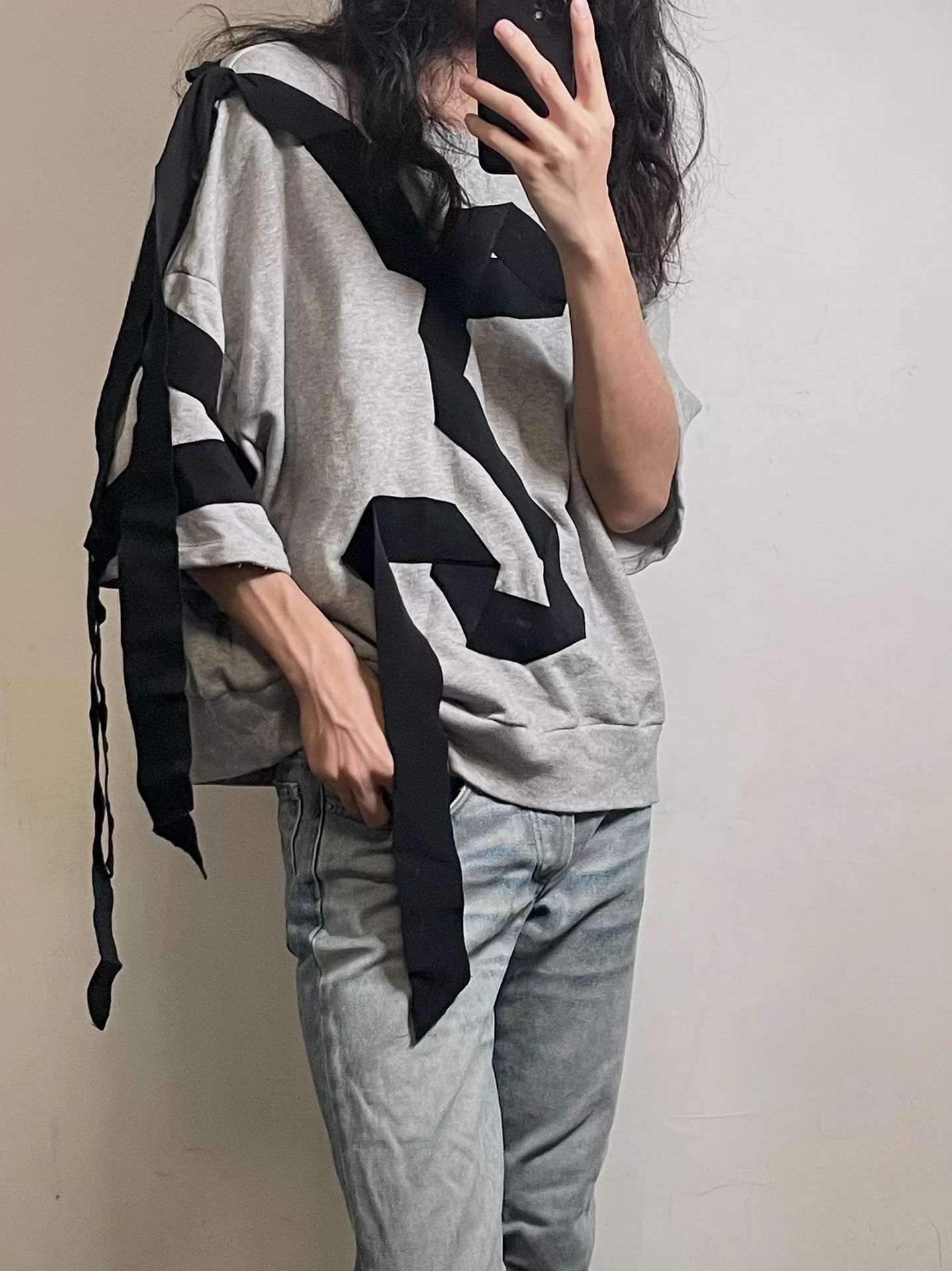 Dries Van Noten Dries Van Noten S/S20 Ribbon Layered Sweatshirt M Size M / US 6-8 / IT 42-44 - 2 Thumbnail