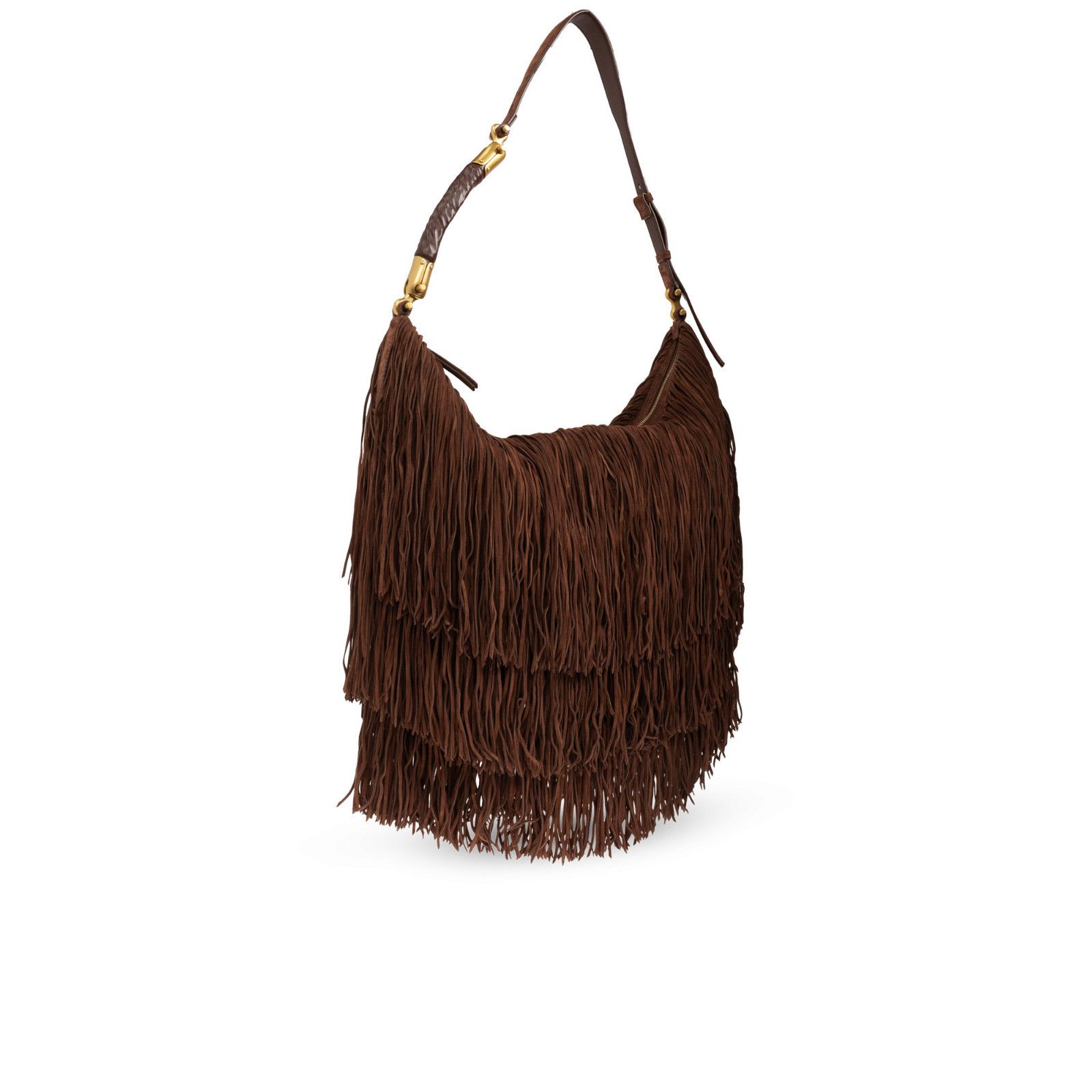 Balmain BALMAIN Ebene Hobo Brown Shoulder Bag New & Authentic Size ONE SIZE - 2 Thumbnail