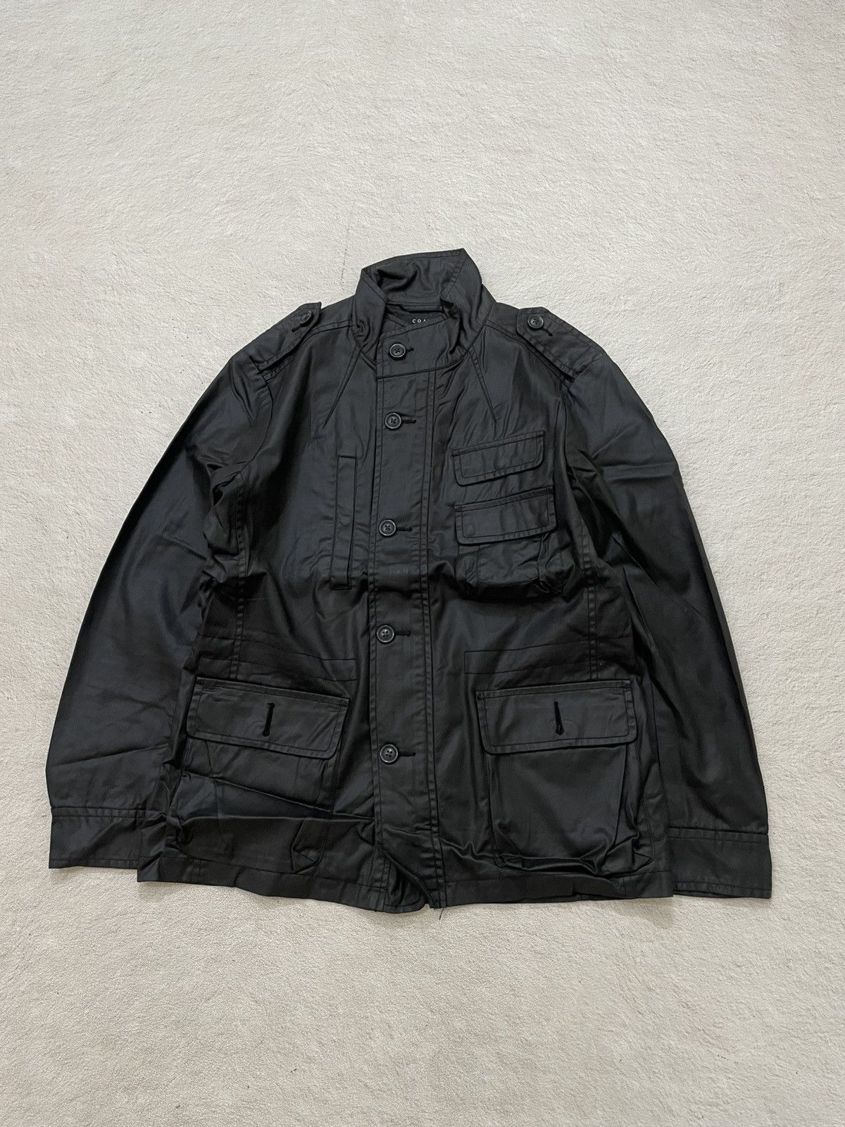 14th Addiction 00s Japan Black Multi Cargo Jacket Tech Biker vkei LGB If6wa Size US L / EU 52-54 / 3 - 1 Thumbnail