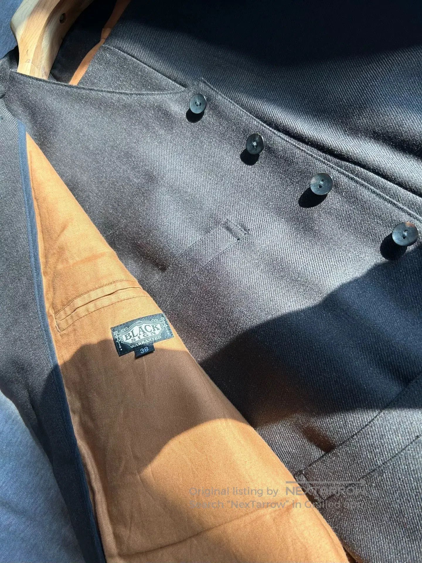BLACK SIGN blacksign wool three-piece suit set. Size US M / EU 48-50 / 2 - 3 Thumbnail