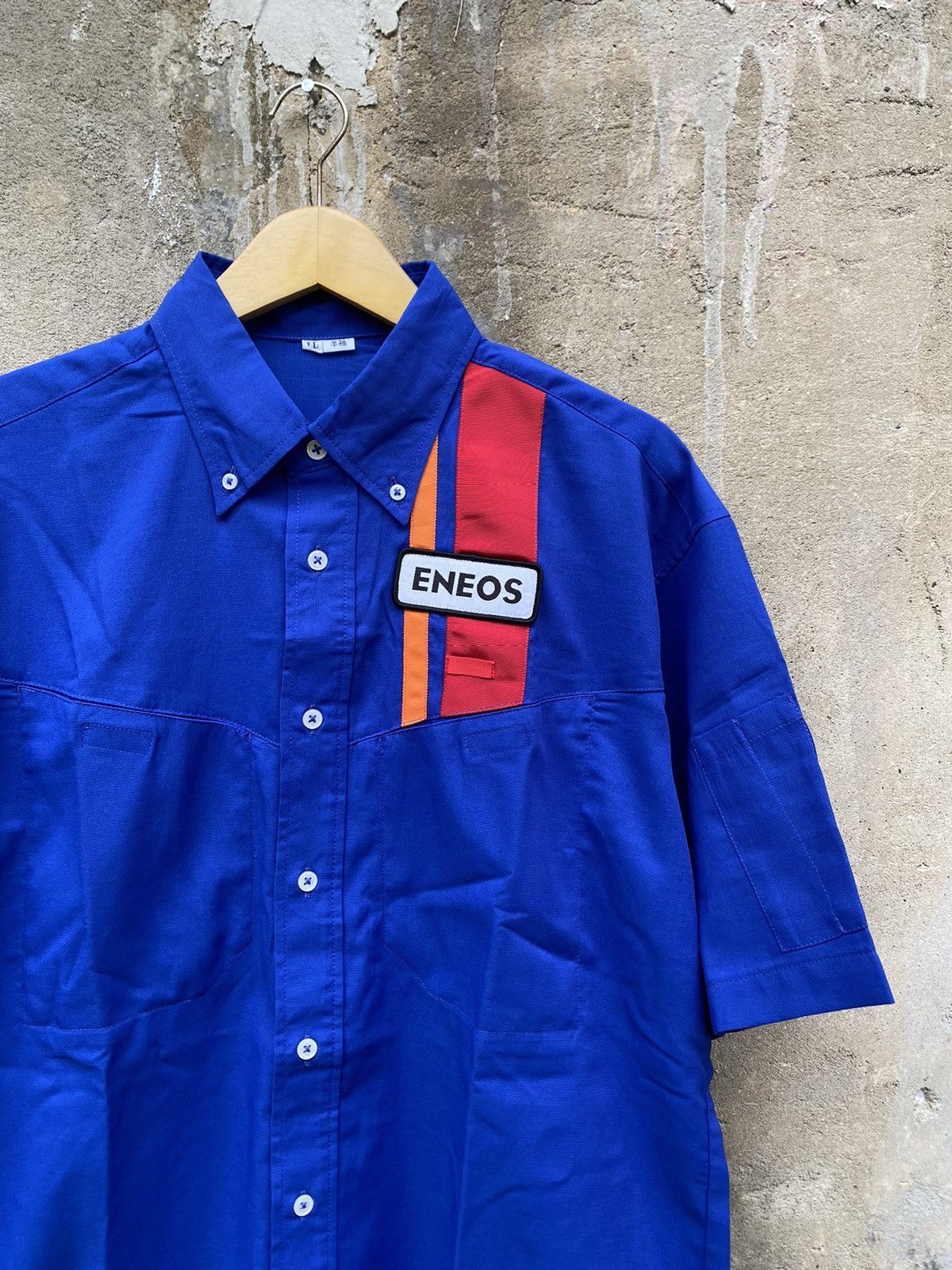 Japanese Brand × Vintage Vintage Eneos Shirt Size US XL / EU 56 / 4 - 3 Thumbnail
