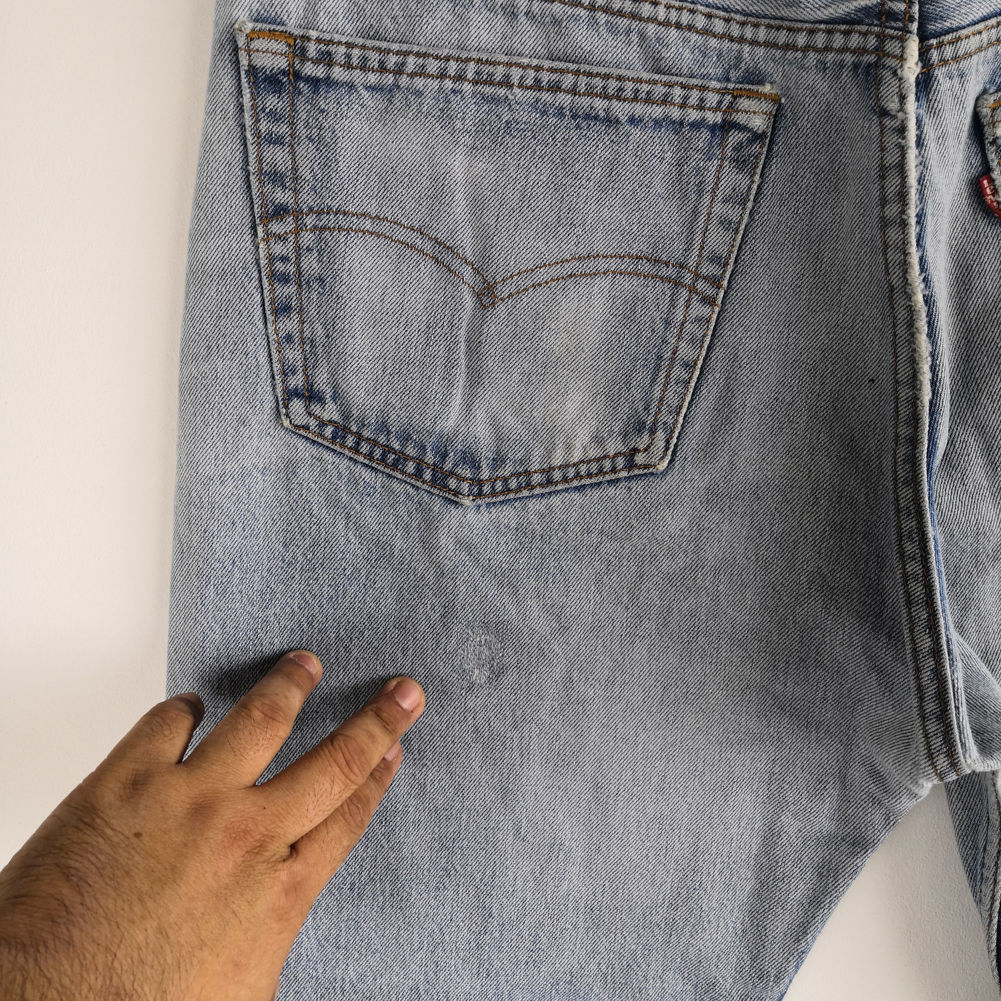 Levi's Vintage Levis 501 Distressed Jeans Levi's Faded Rusty Denim Size US 34 / EU 50 - 6 Thumbnail