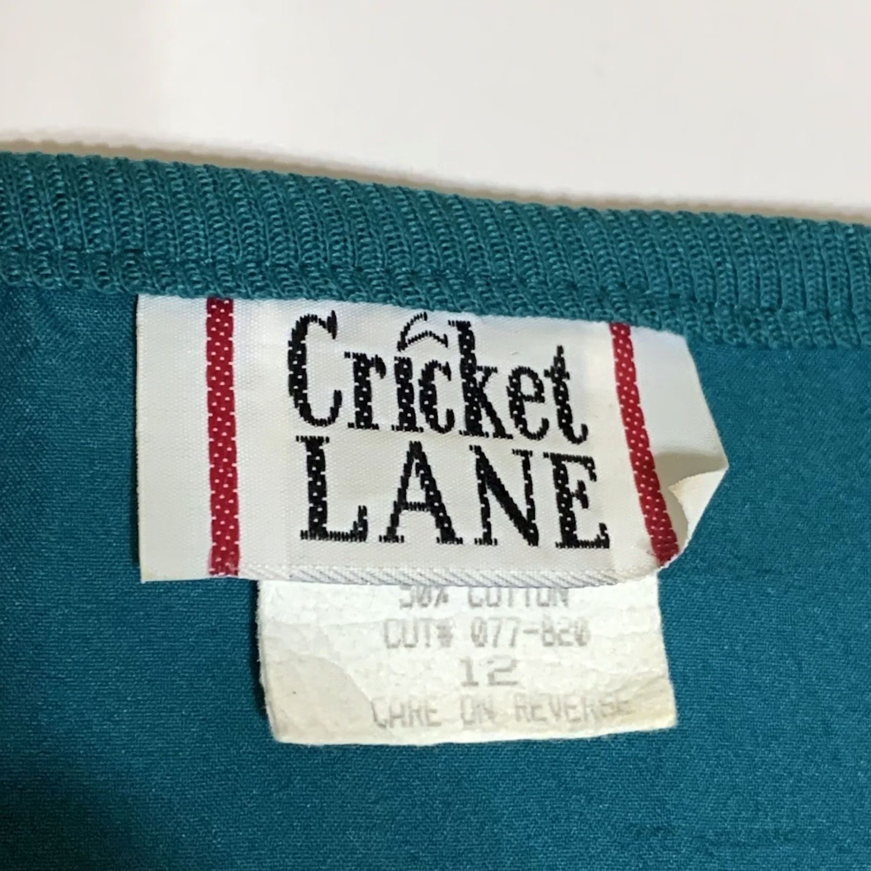 Vintage VINTAGE Cricket Lane Women’s 12 Windbreaker Green Made in USA Pullover Casual Everyday 1980s Mens Womens Girls Boys Size XL / US 12-14 / IT 48-50 - 7 Thumbnail