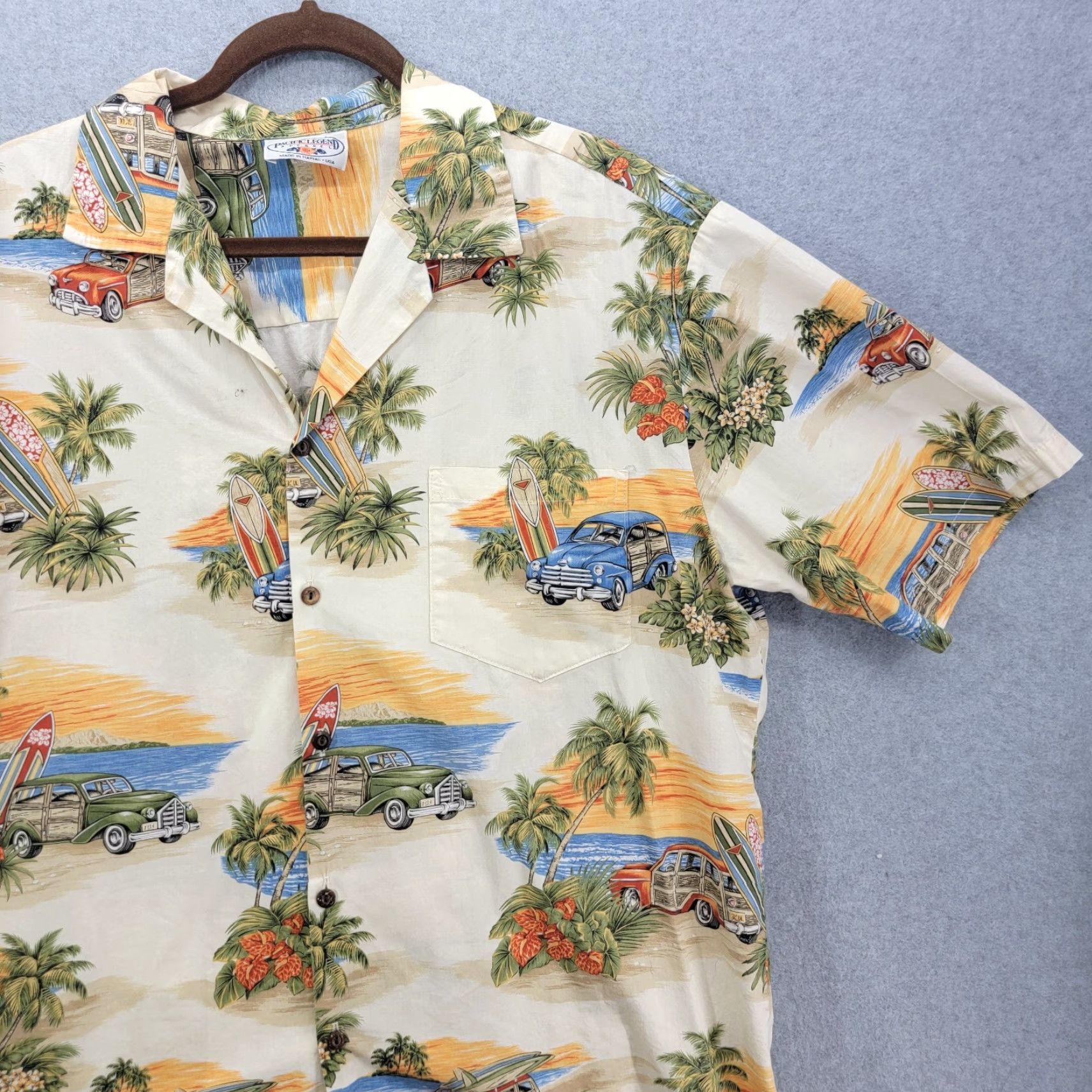Vintage Vintage Pacific Legend Shirt Mens XL Surf Ocean Beach Size US XL / EU 56 / 4 - 4 Thumbnail