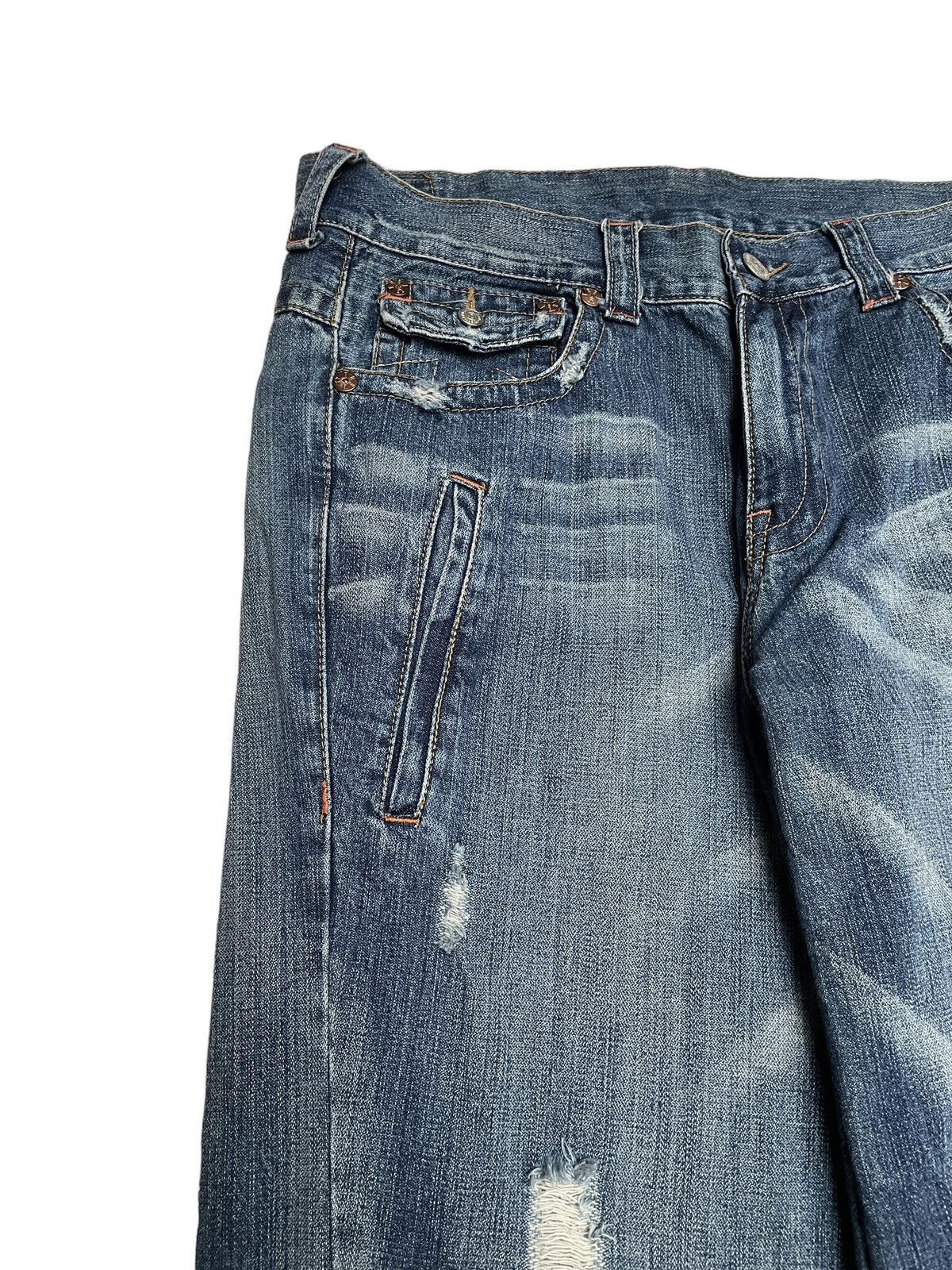 True Religion Rare Design Vintage Brand True Religion Baggy Jeans 1990s Size US 34 / EU 50 - 3 Thumbnail