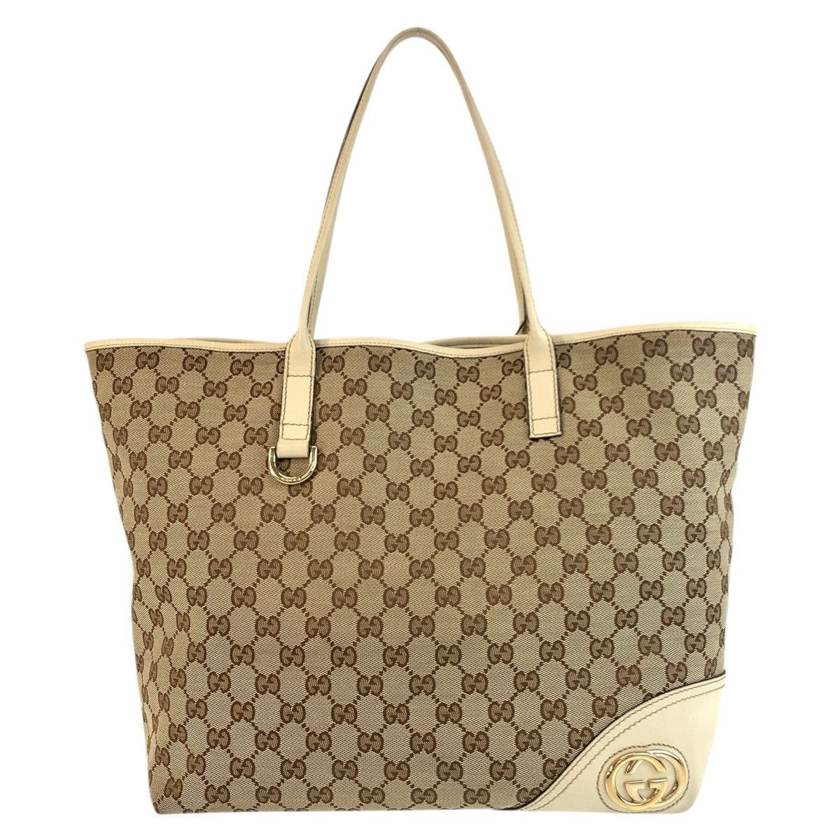 Gucci Gucci Gucci Abbey New Britt GG Canvas Tote Bag Canvas Tote Bag 169945 DUTY FREE for USA Size ONE SIZE - 1 Thumbnail