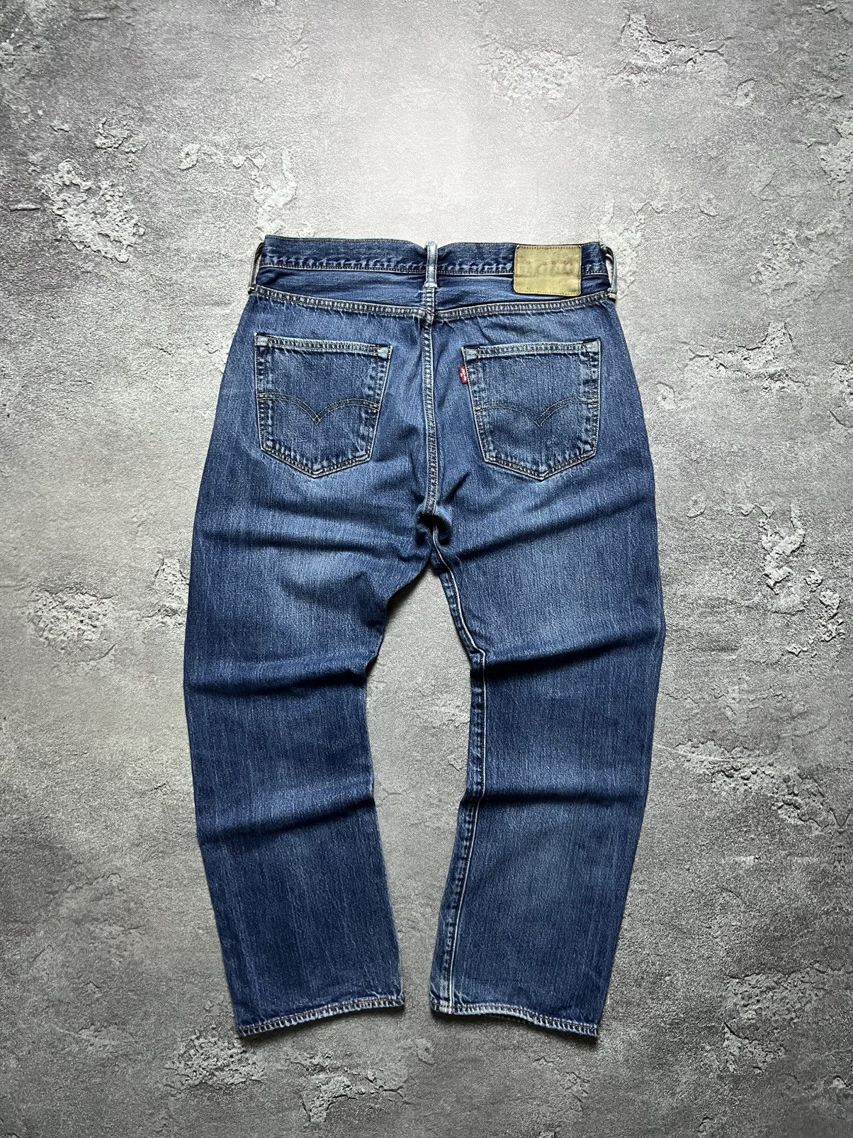 Levi's Vintage Levis Jeans Pants Wash Blue Big Logo 501 34/30 M-L Size US 34 / EU 50 - 1 Thumbnail