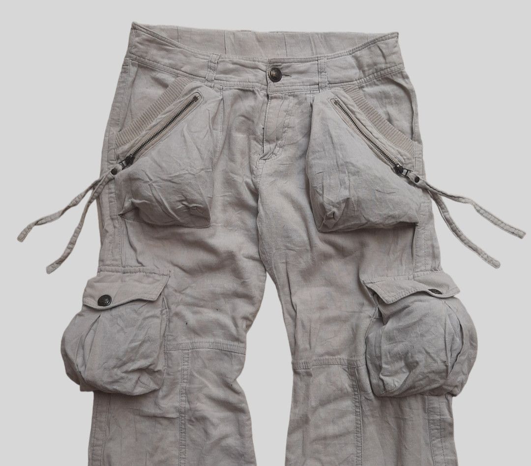 If Six Was Nine × Le Grande Bleu (L.G.B.) × Yasuyuki Ishii Joky Gal multi pocket flared pant Size US 29 - 3 Thumbnail