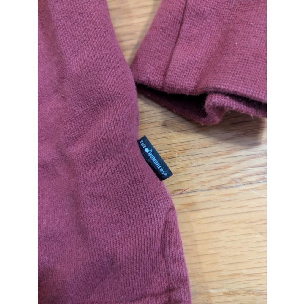 The Hundreds The Hundreds Hoodie Sweatshirt Size Medium Dark Red Size US M / EU 48-50 / 2 - 13 Thumbnail