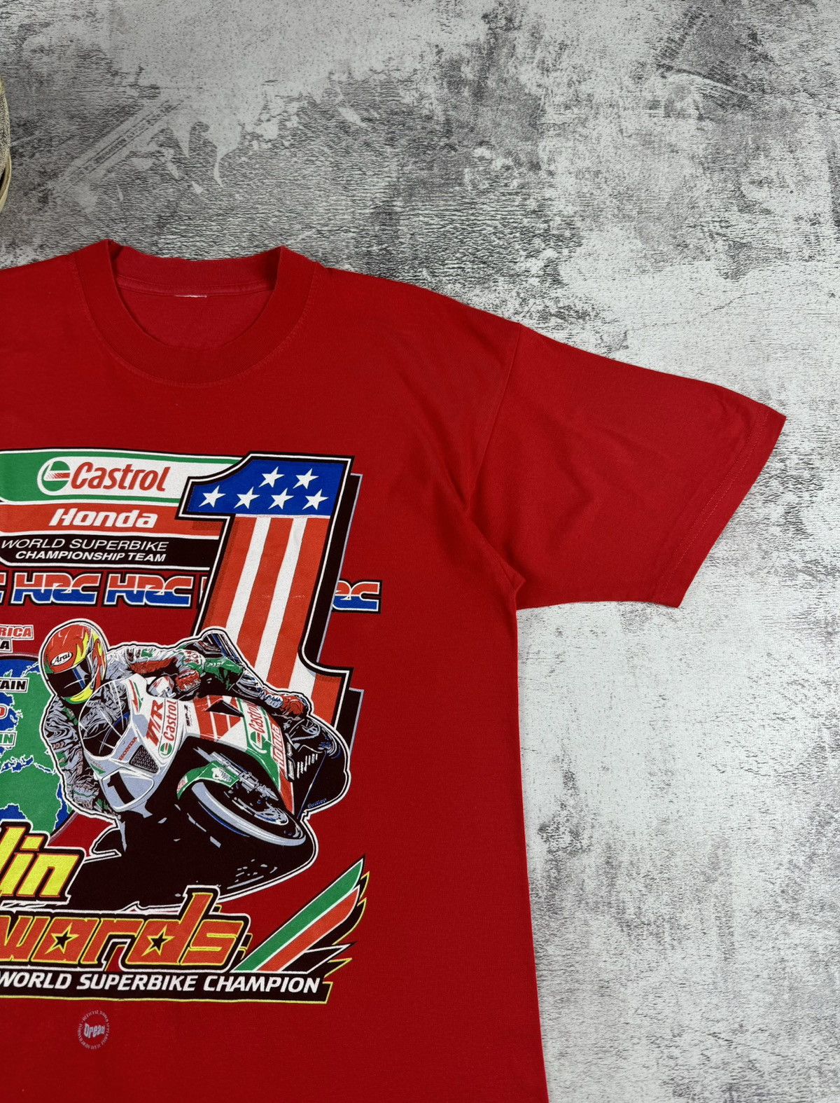 Other Colin Edwards Honda Bike 2001 HRC Formula 1 T Shirt Tee Size US M / EU 48-50 / 2 - 7 Thumbnail