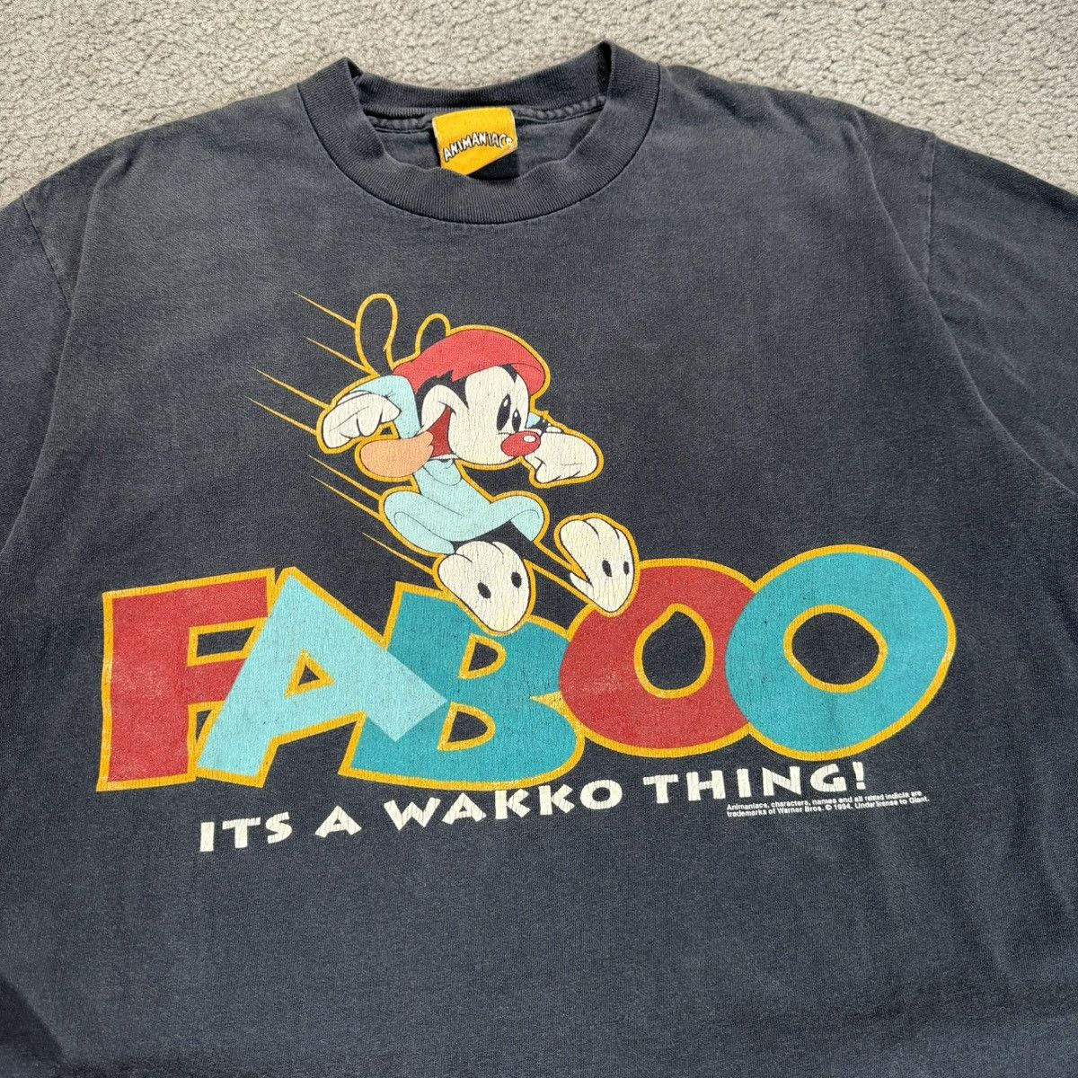 Giant × Vintage × Warner Bros VINTAGE 1994 FABOO ANIMANIACS CARTOON WARNER BROS SHIRT Size US S / EU 44-46 / 1 - 3 Thumbnail