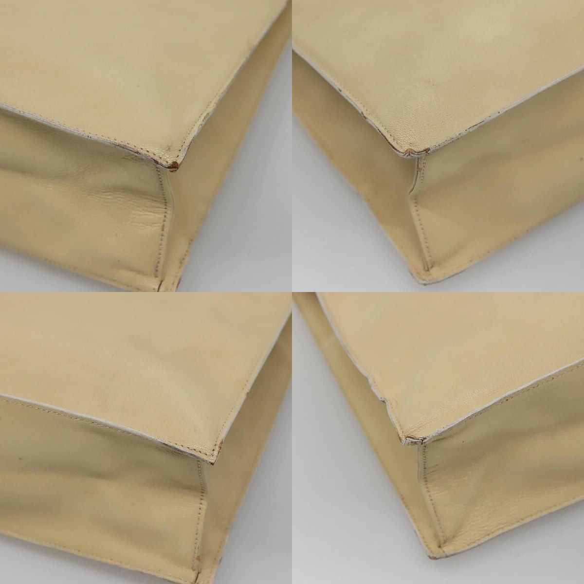 Gucci GUCCI Hand Bag Leather Beige Gold Size ONE SIZE - 10 Thumbnail