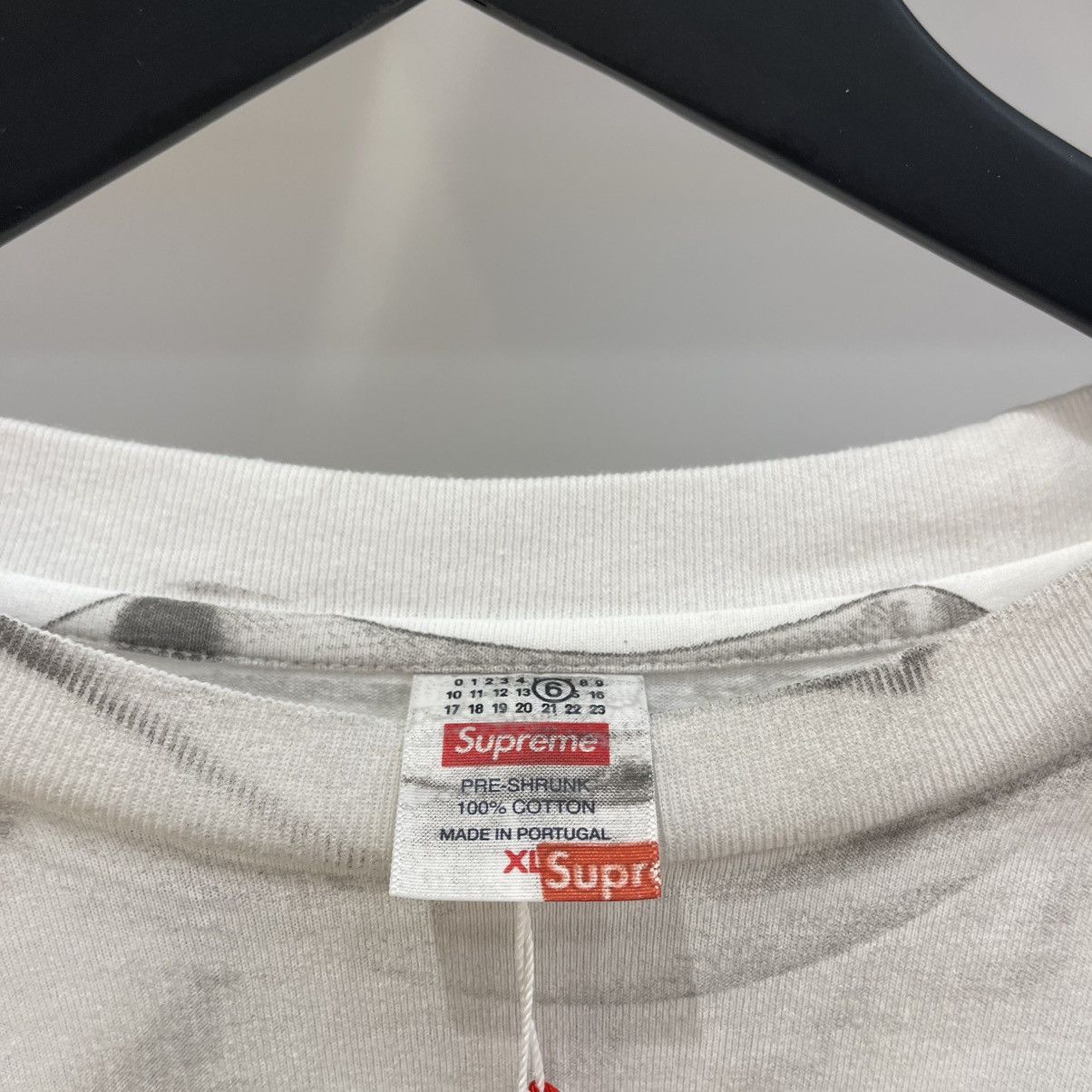 Maison Margiela × Supreme Supreme MM6 Maison Margiela Box Logo Tee White Size US XL / EU 56 / 4 - 4 Thumbnail