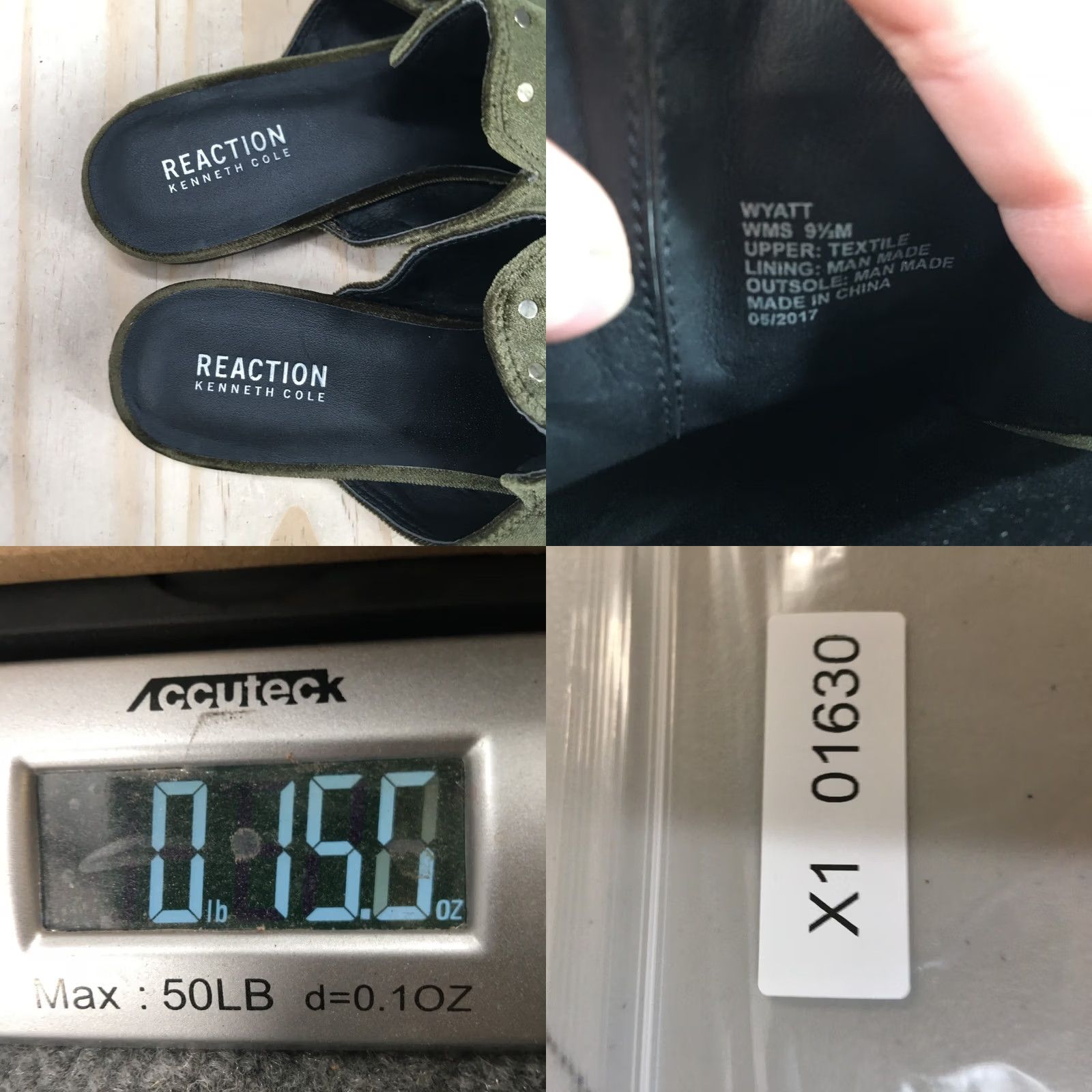 Kenneth Cole Kenneth Cole Reaction Wyatt Sandals Mules Womens 9.5 M Green Velvet Size US 10 / IT 40 - 9 Thumbnail