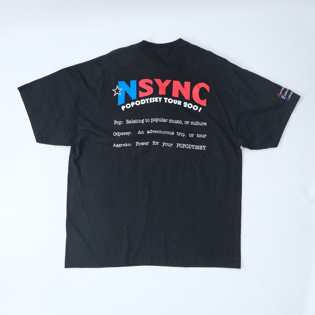 Vintage 2001 NSYNC Popodyssey Tour By Aggreko Event - Unisex Size US XL / EU 56 / 4 - 3 Thumbnail