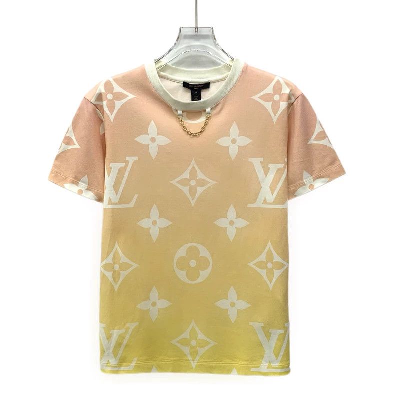 Louis Vuitton Louis Vuitton Gradient logo full-print cotton crewneck T-s Size XS / US 0-2 / IT 36-38 - 1 Thumbnail