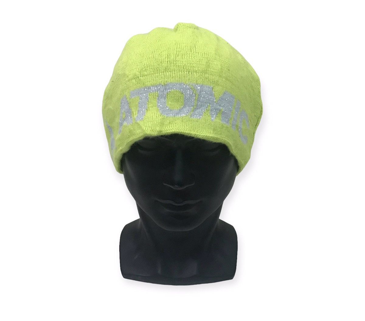 image of Atomic Spellout Beanie Hat in Green, Men's